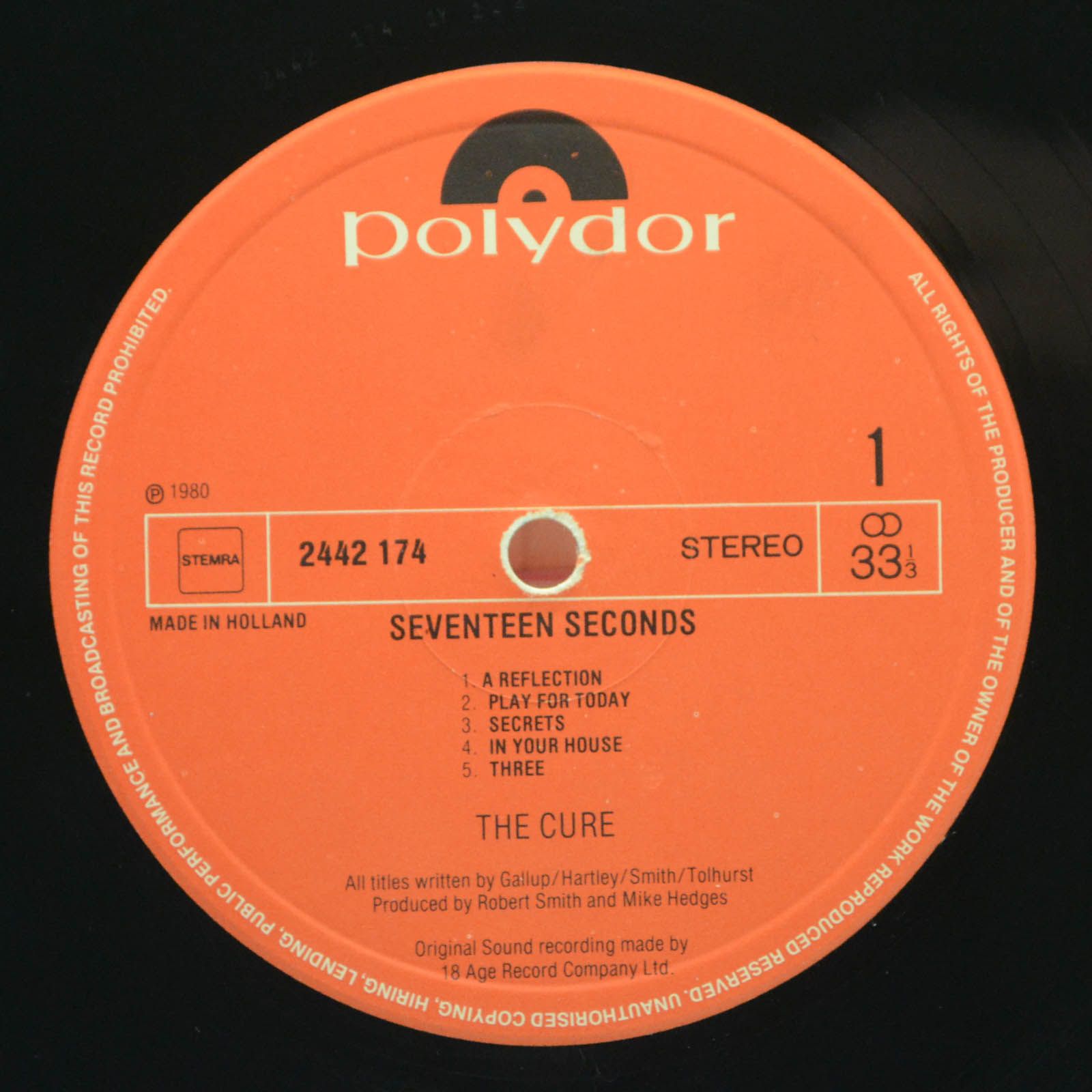 Cure — Seventeen Seconds, 1980