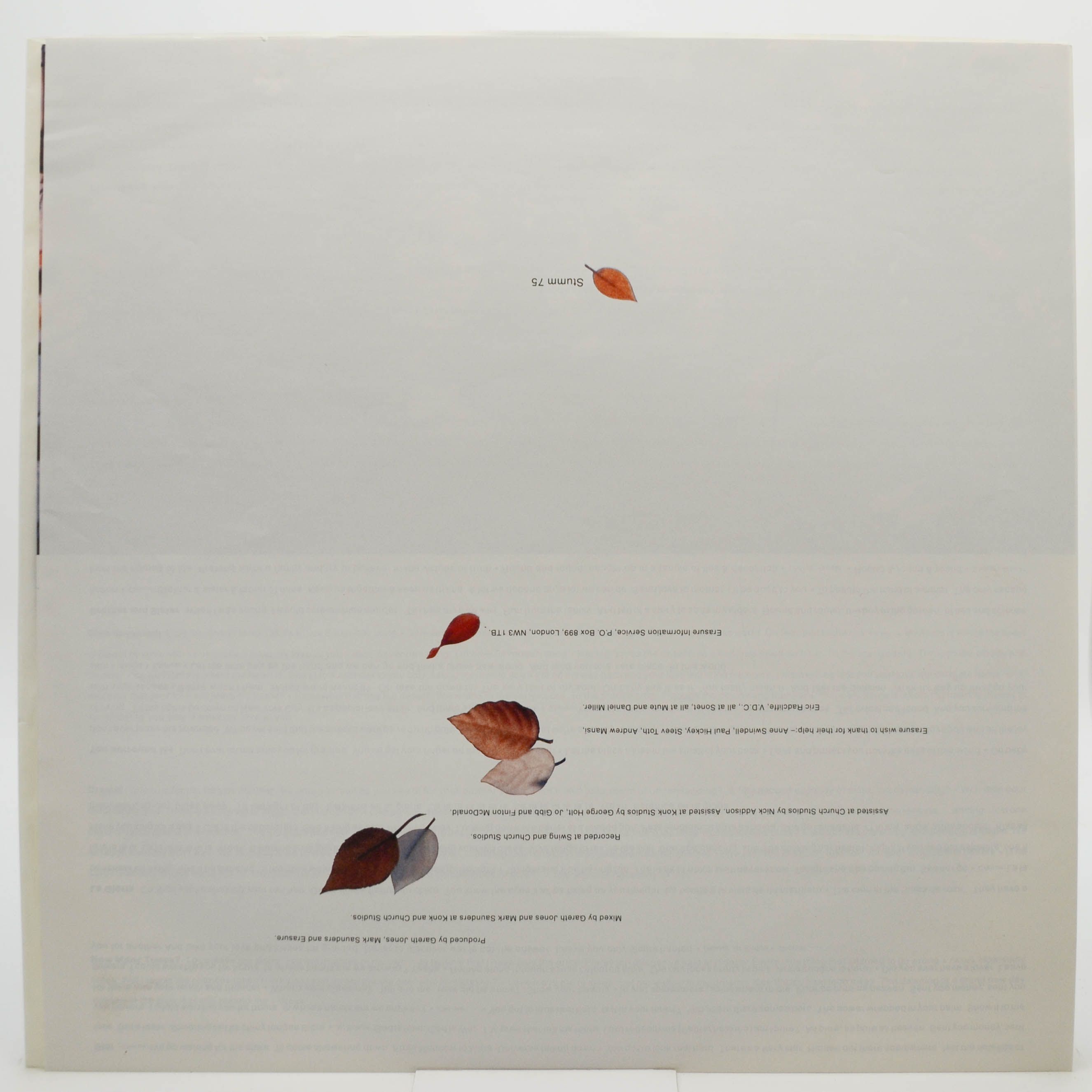 Erasure — Wild (1-st, UK), 1989