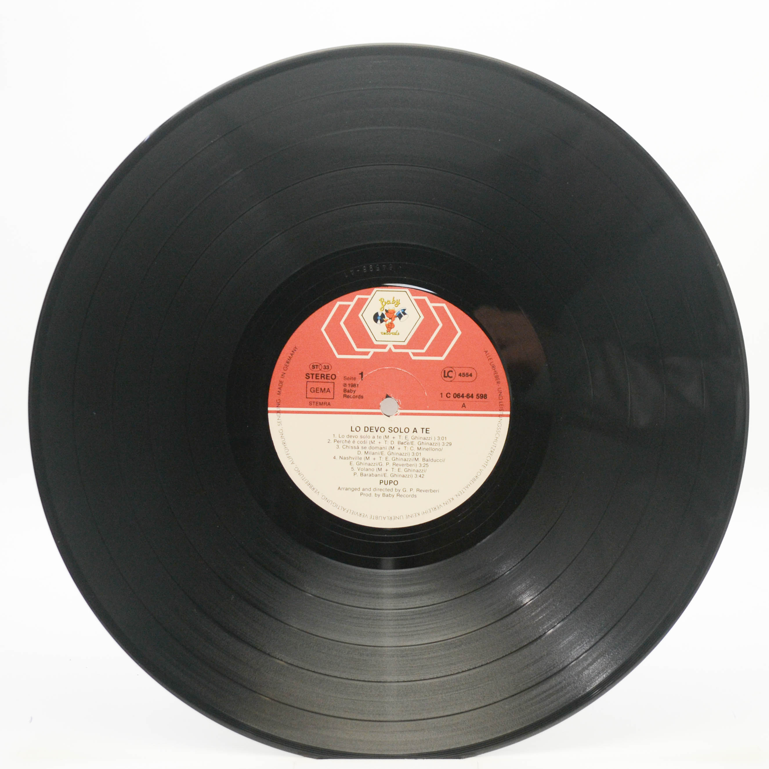 Pupo — Lo Devo Solo A Te, 1981