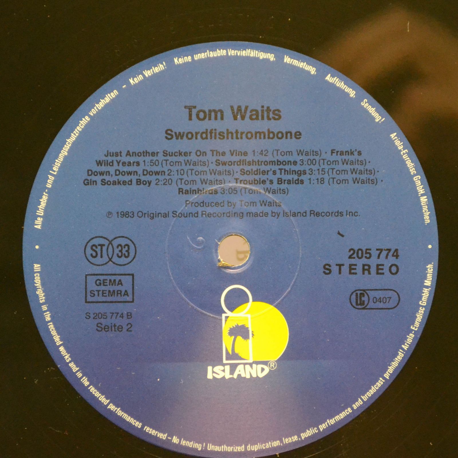 Tom Waits — Swordfishtrombones, 1983