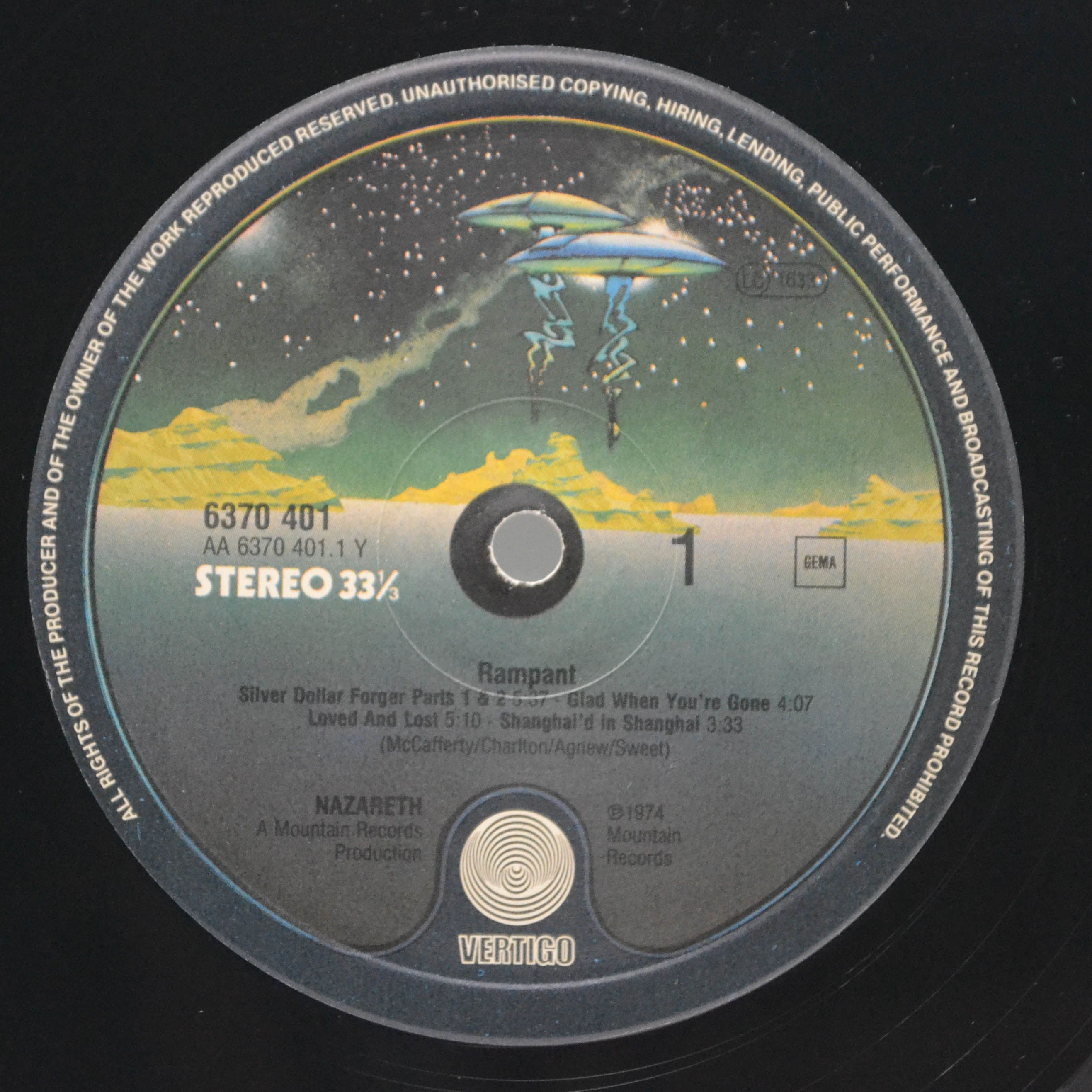 Nazareth — Rampant, 1974