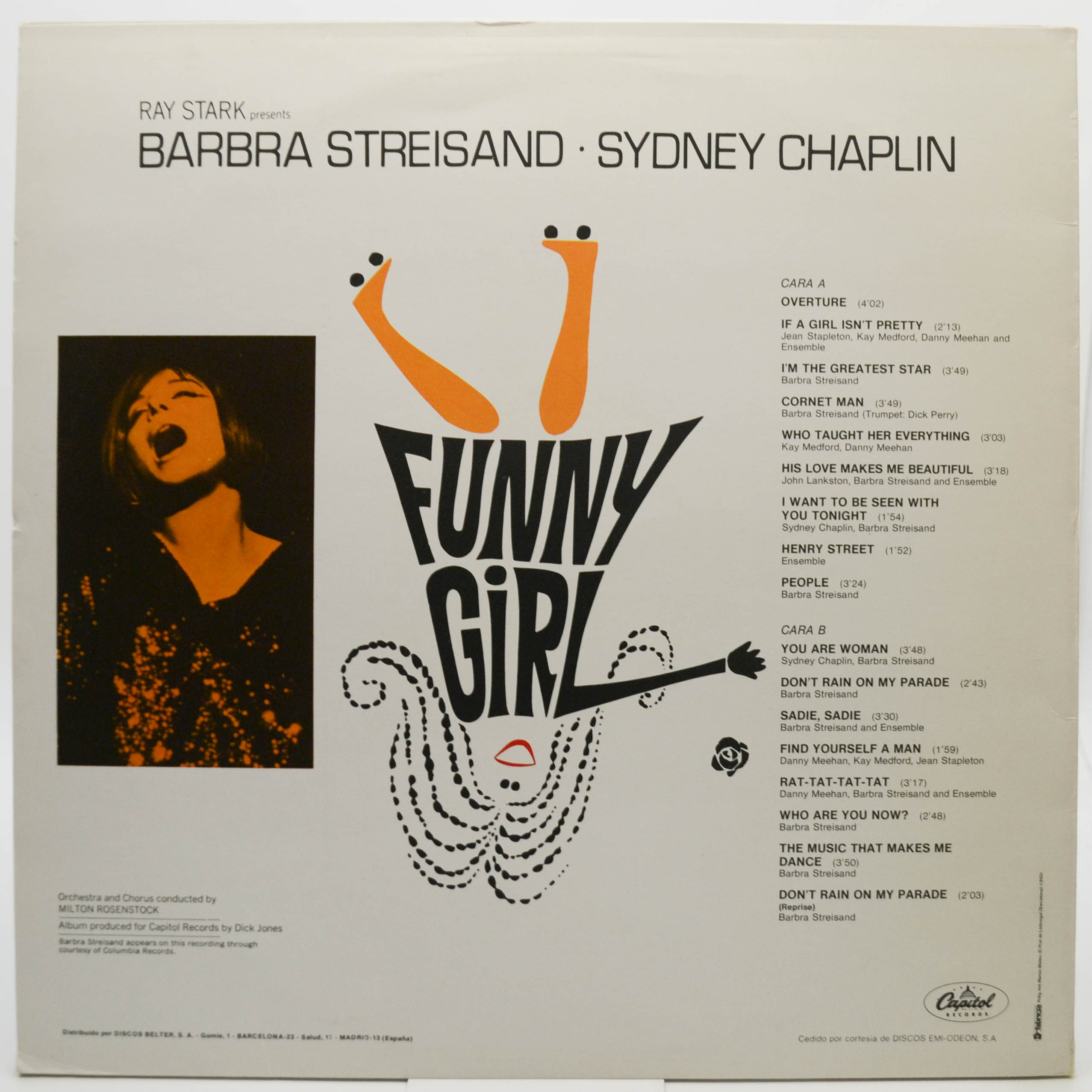 Barbra Streisand, Sydney Chaplin — Funny Girl, 1982