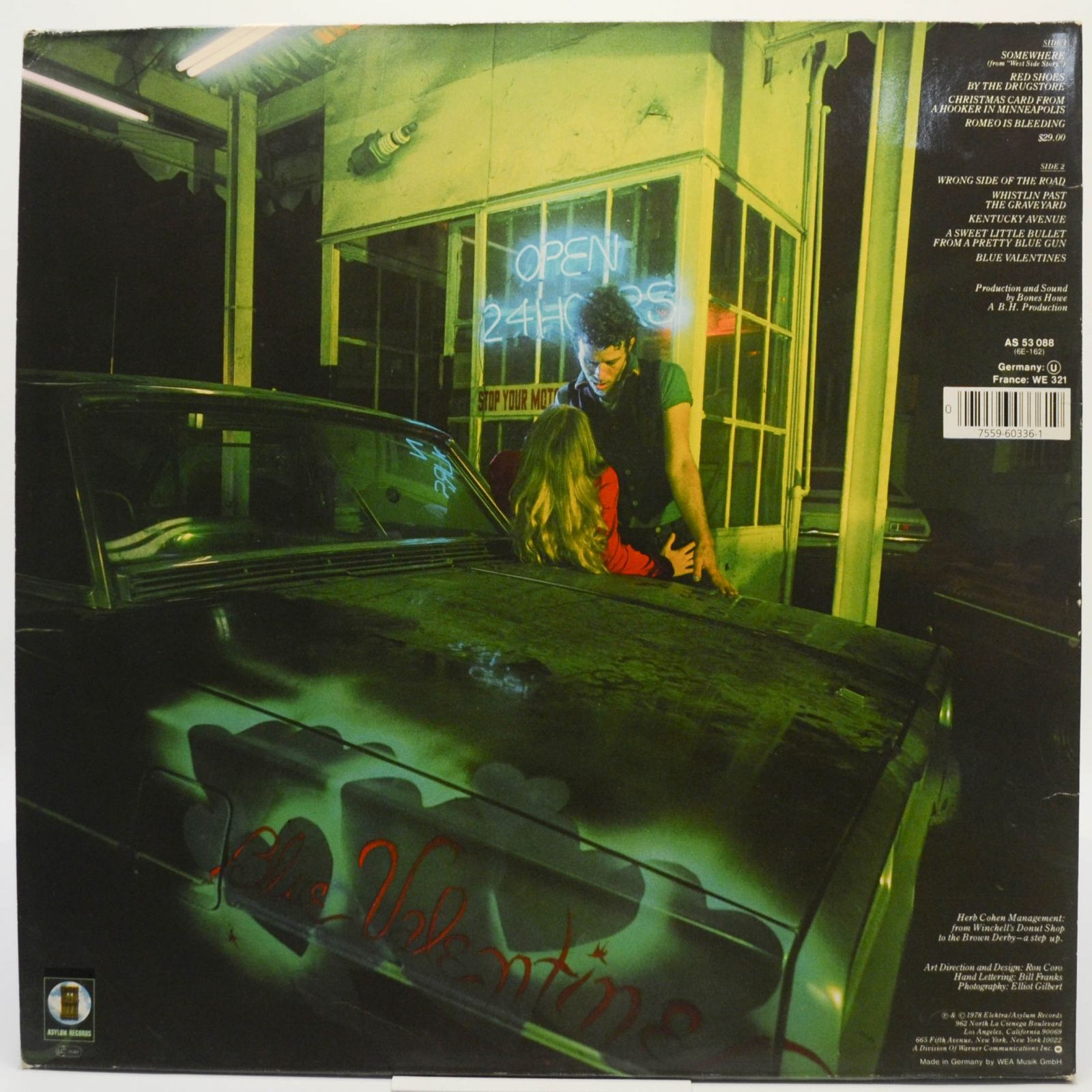 Tom Waits — Blue Valentine, 1978