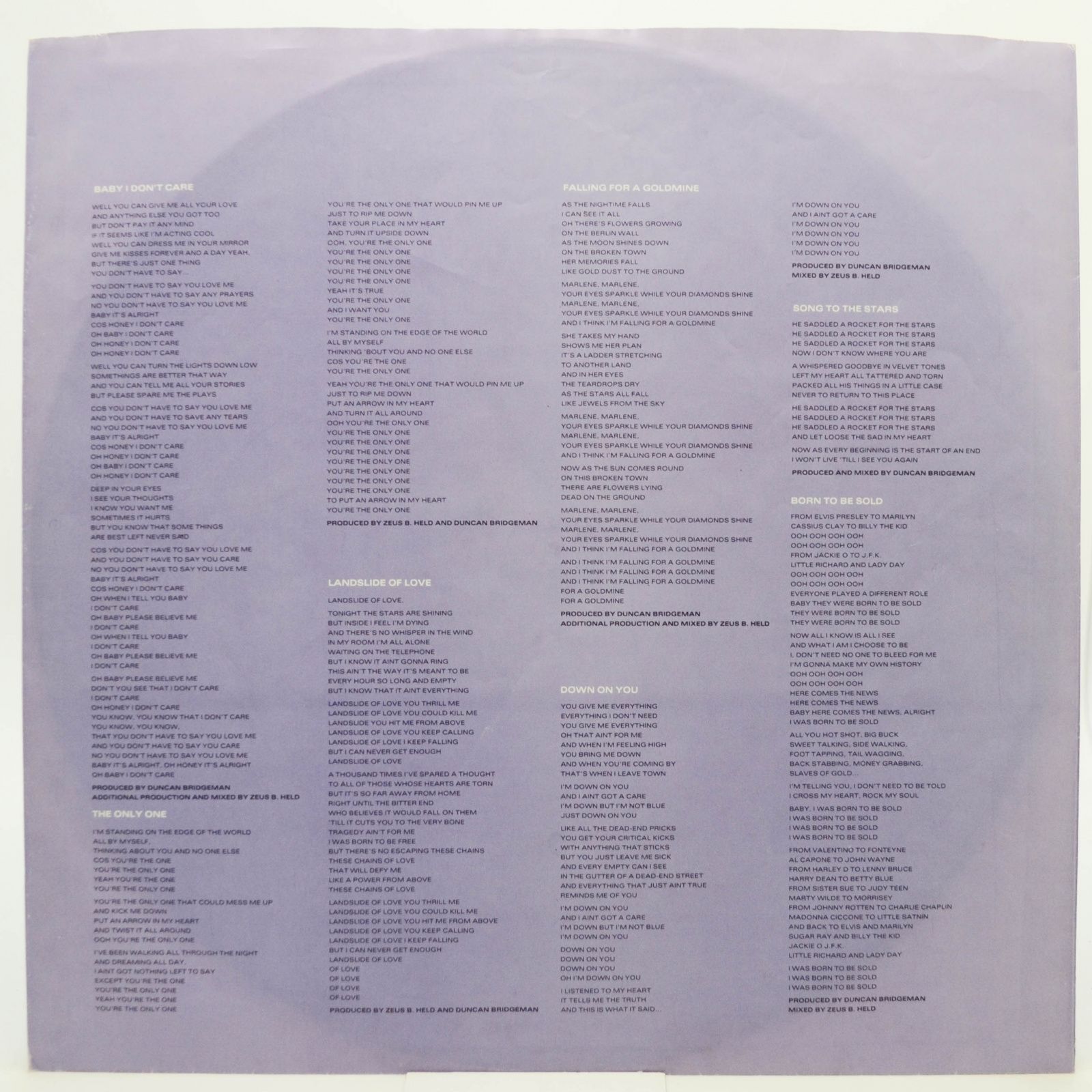 Transvision Vamp — Velveteen, 1989