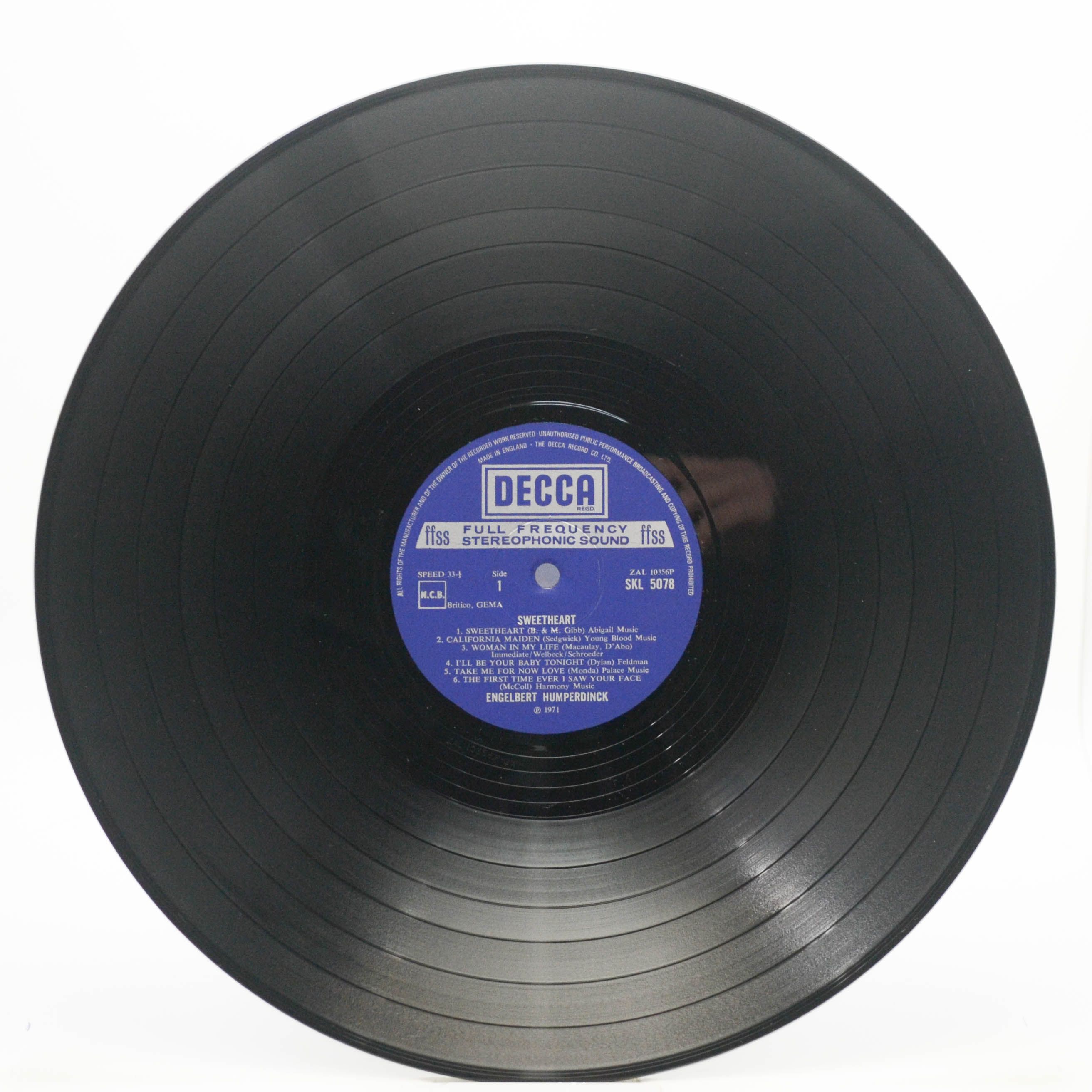 Engelbert Humperdinck — Sweetheart (UK), 1971