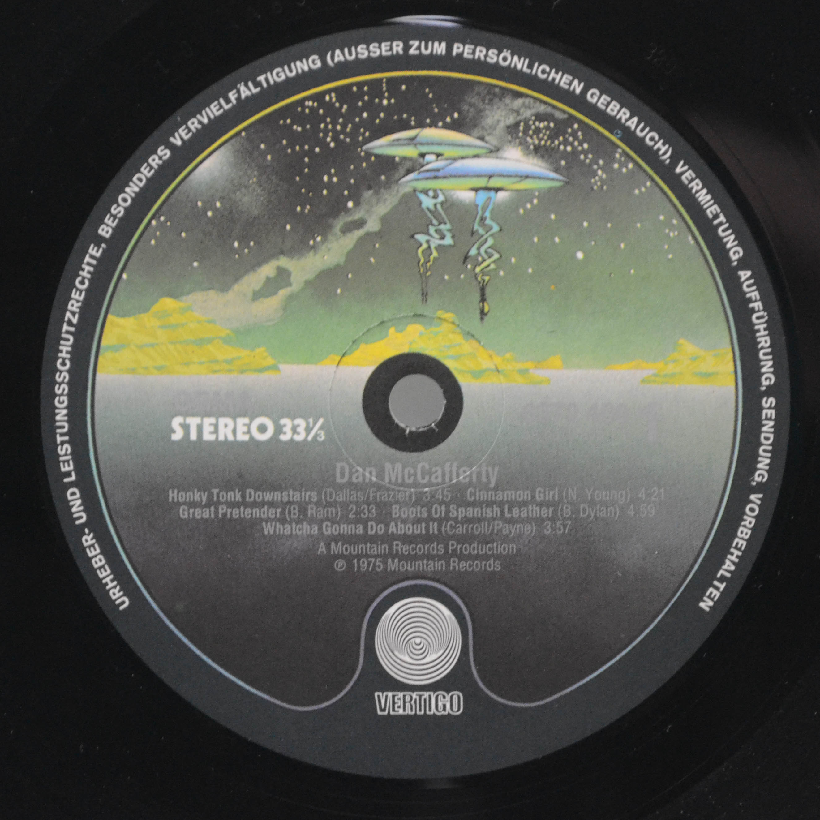 Dan McCafferty — Dan McCafferty, 1975