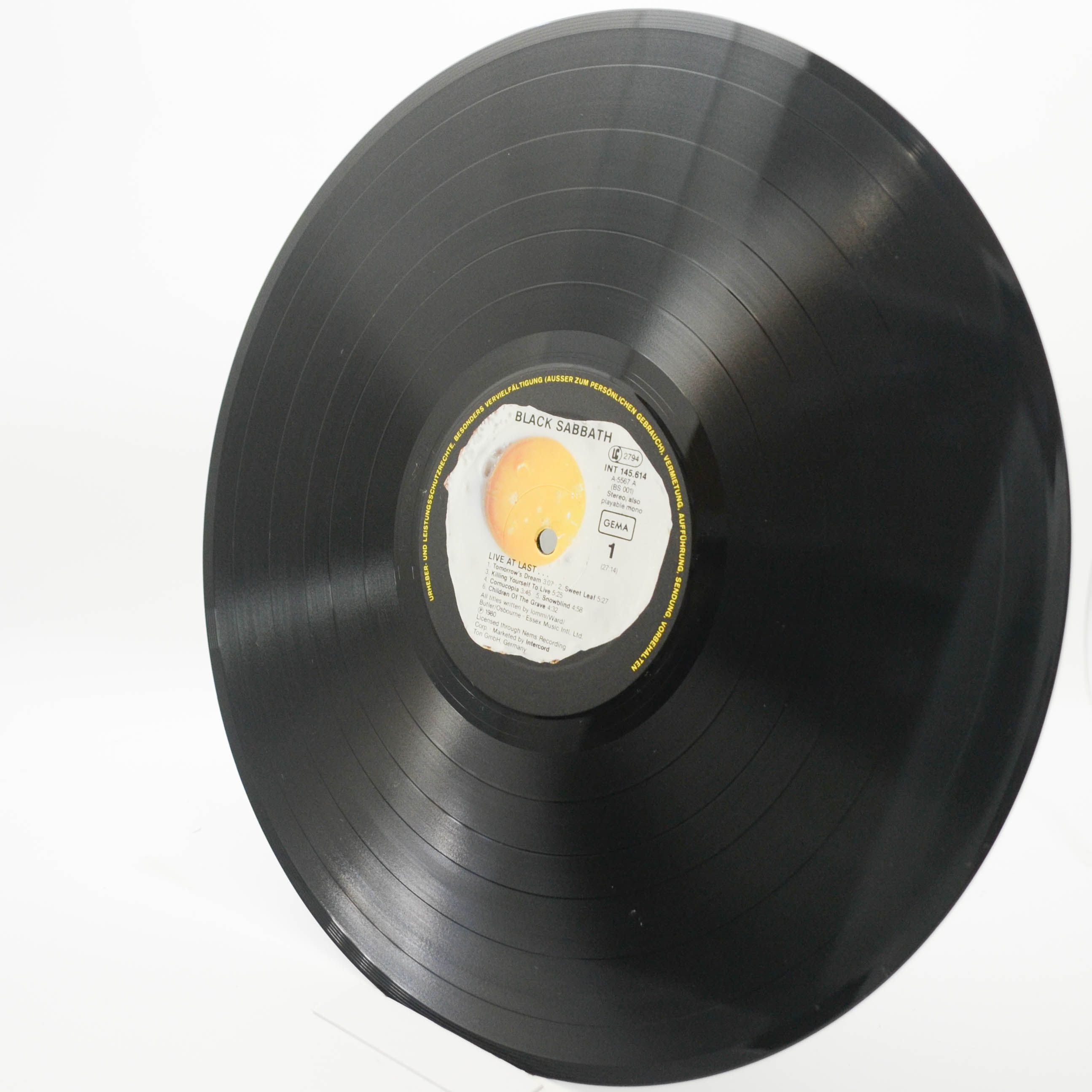 Black Sabbath — Live At Last, 1980