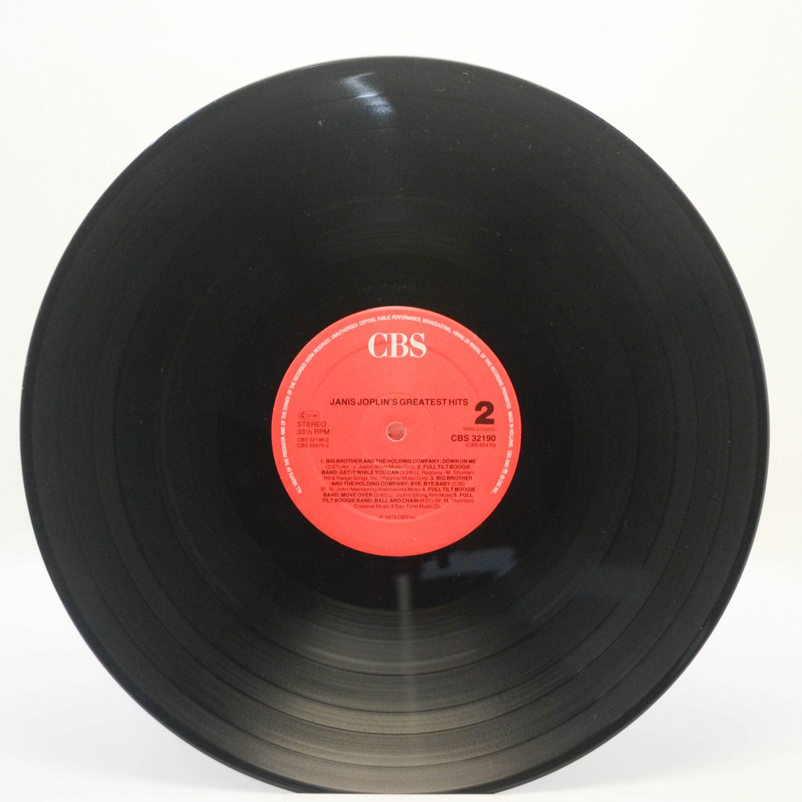 Janis Joplin — Janis Joplin's Greatest Hits, 1983