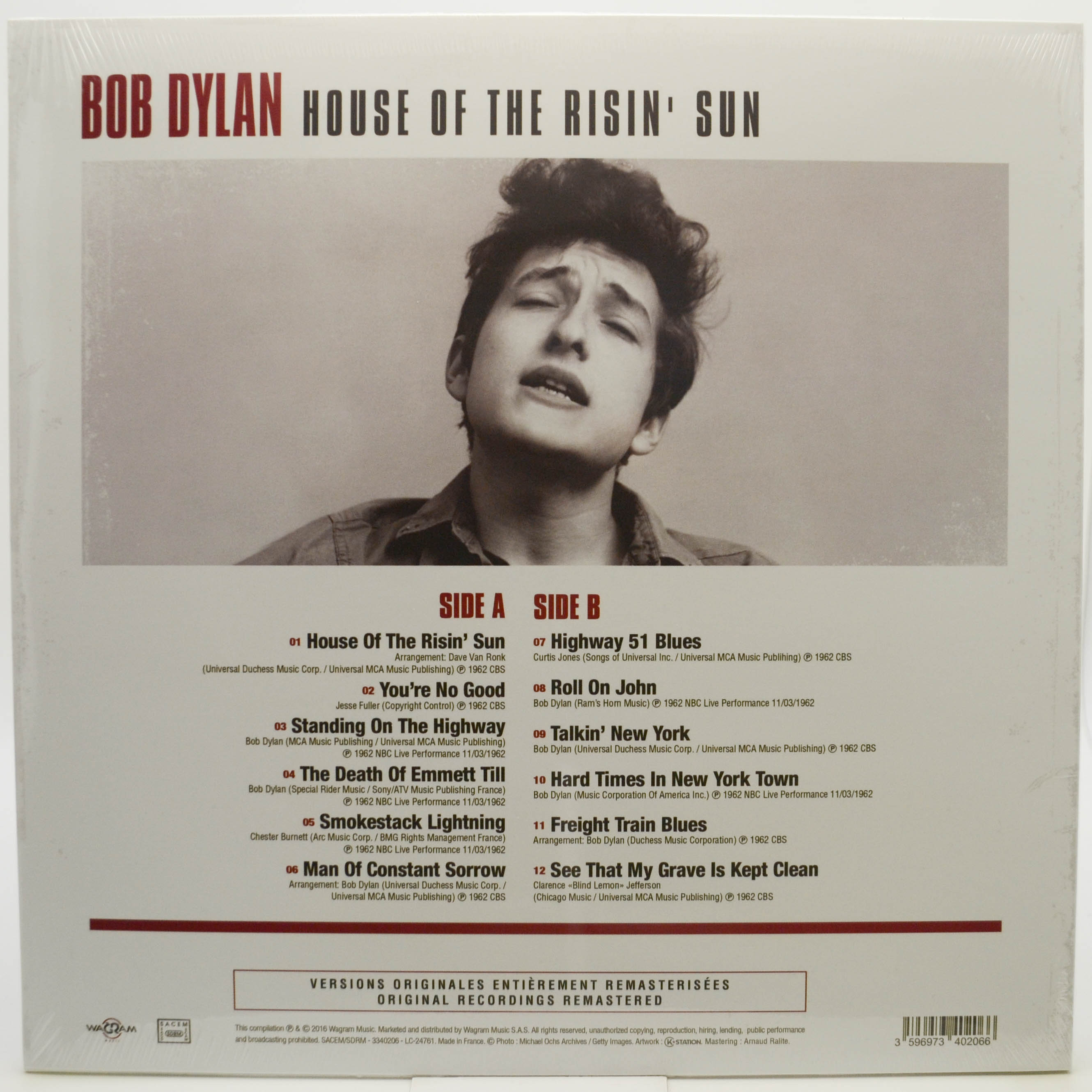 Bob Dylan — House Of The Risin' Sun, 2016