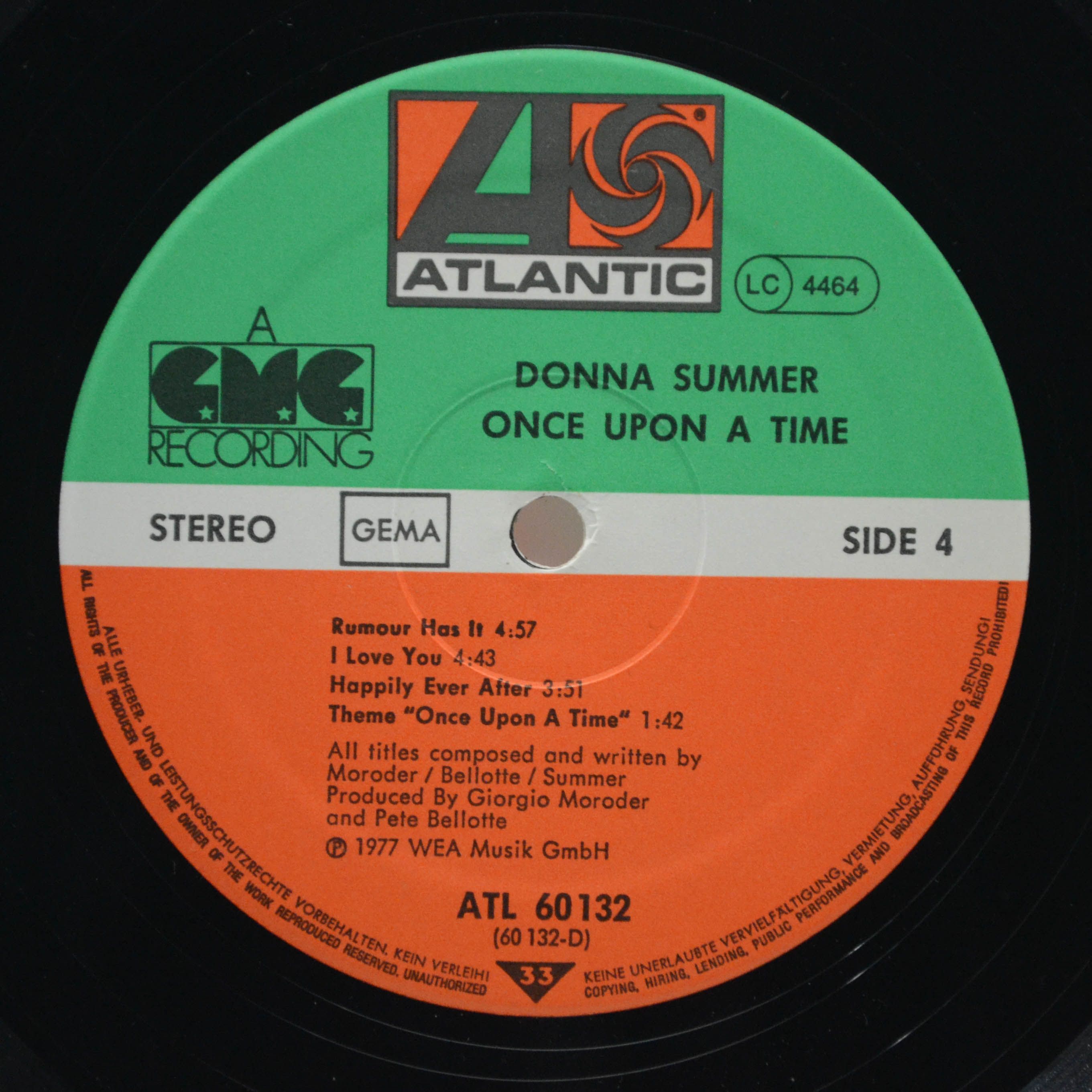 Donna Summer — Once Upon A Time... (2LP), 1977