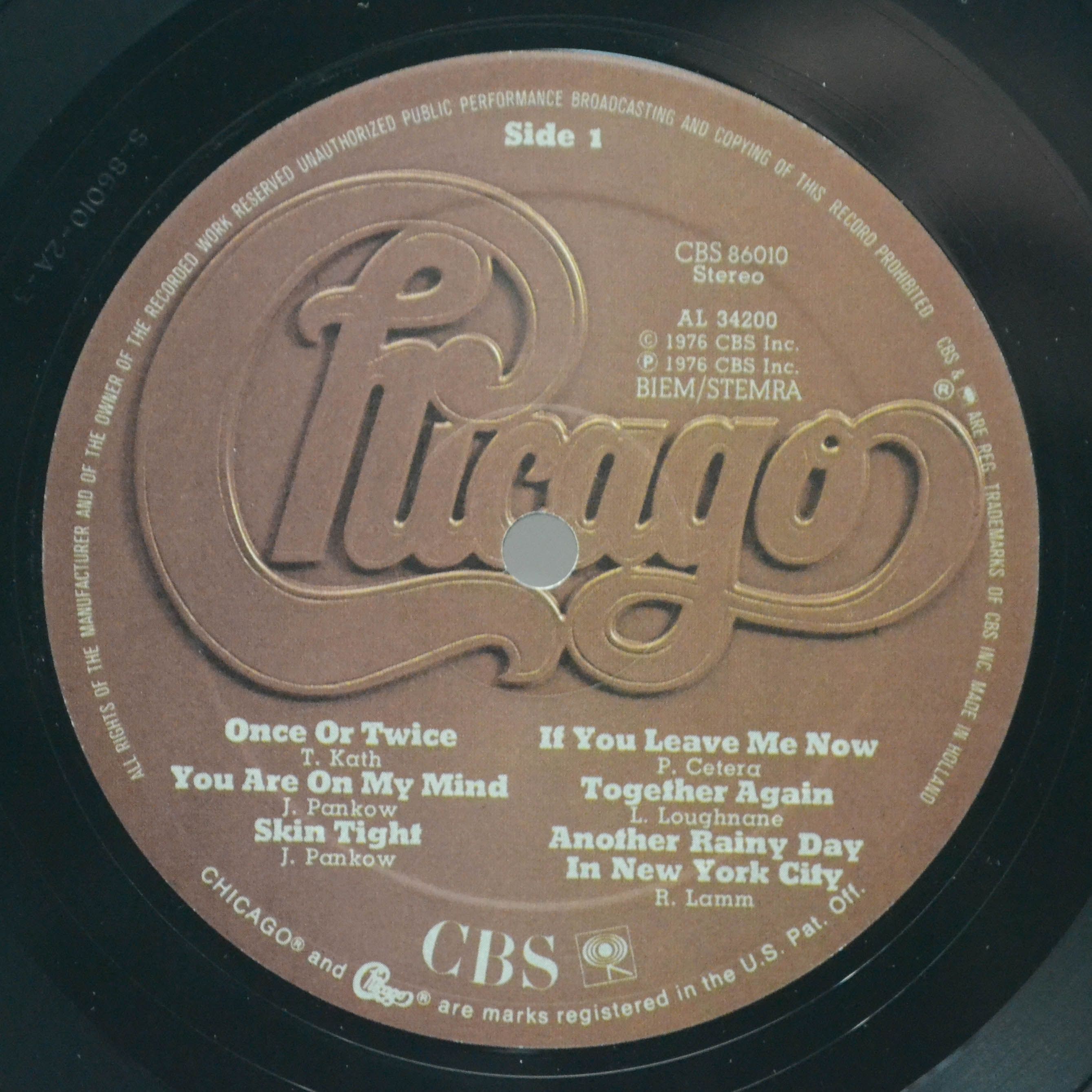 Chicago — Chicago X, 1976