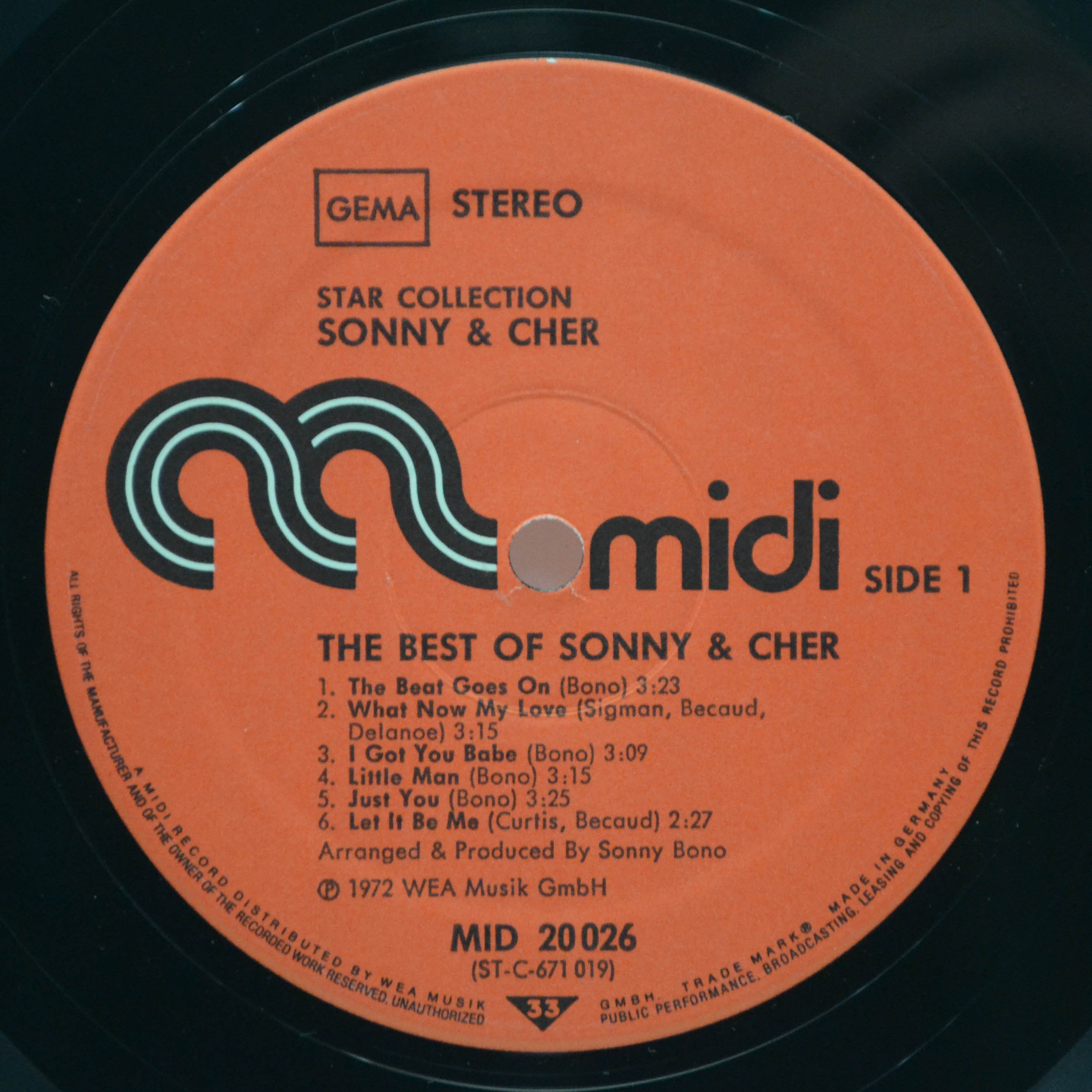 Sonny & Cher — Greatest Hits, 1972