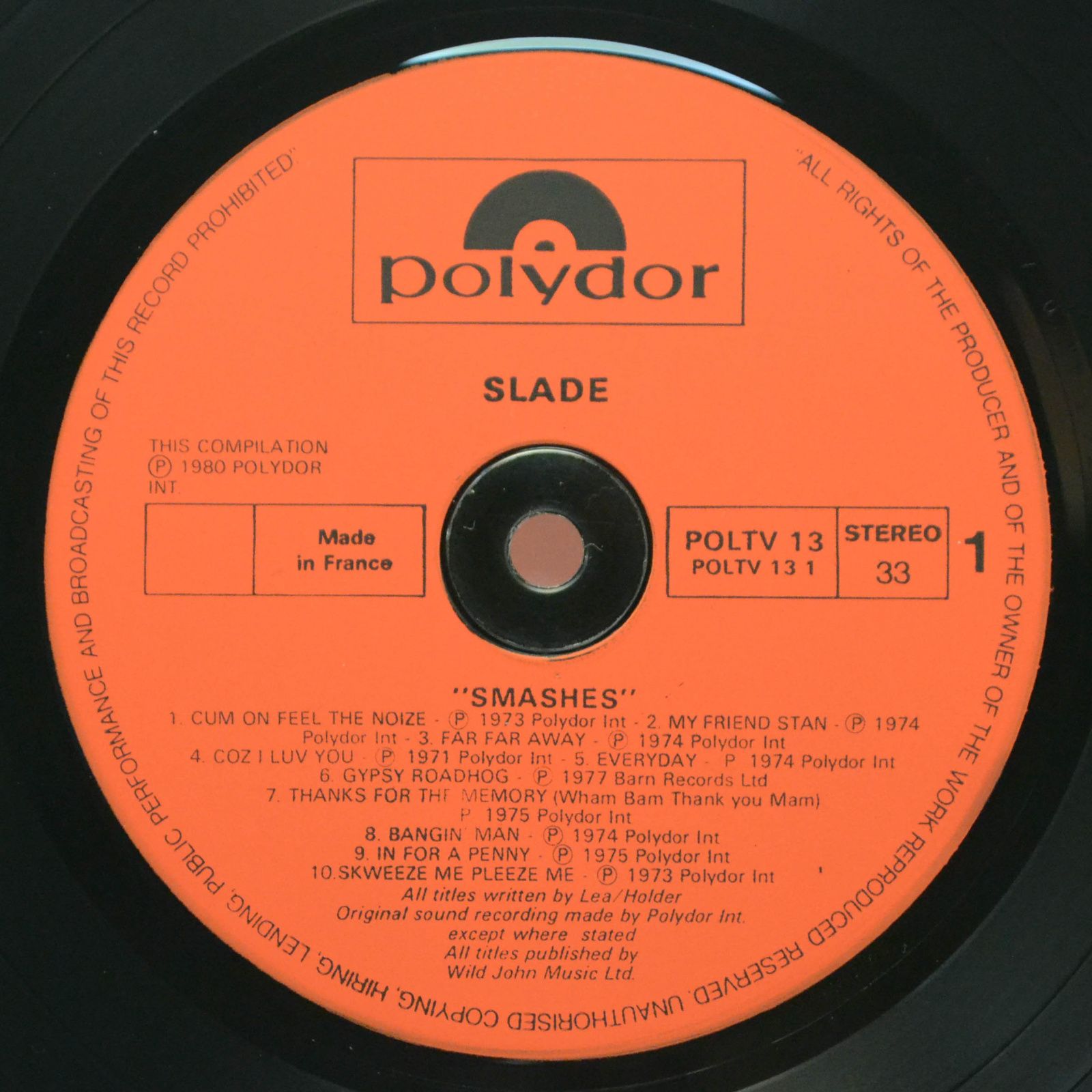 Slade — Smashes (UK), 1980