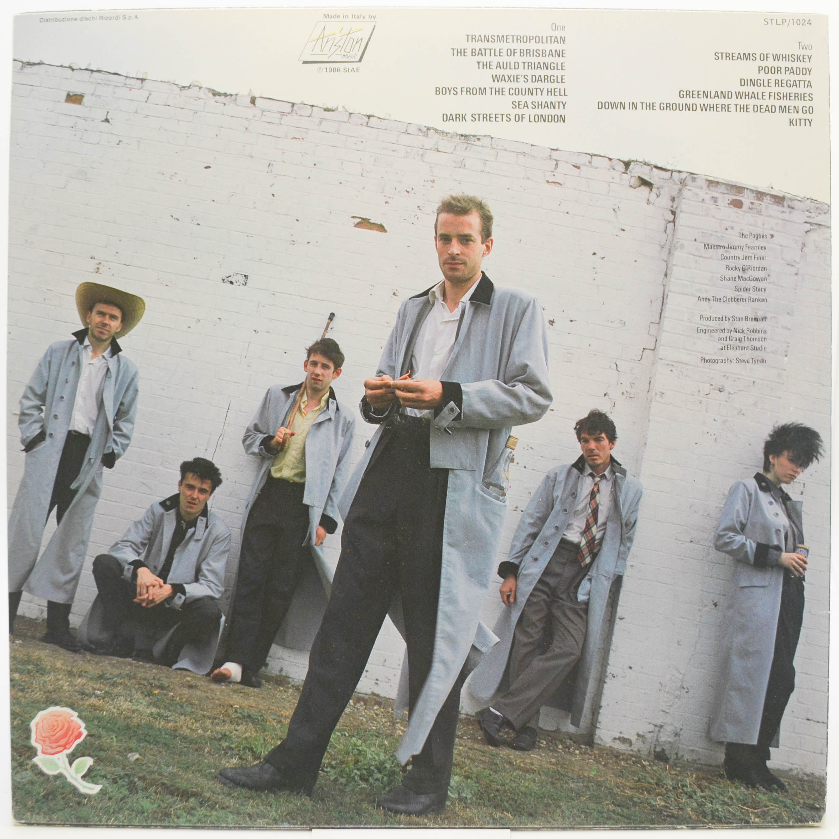 Pogues — Red Roses For Me, 1986