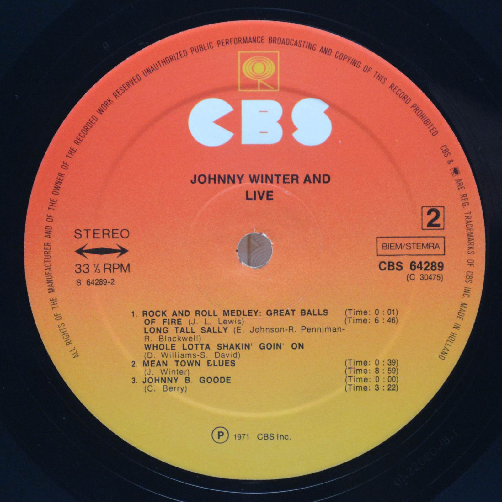 Johnny Winter And — Live Johnny Winter And, 1971