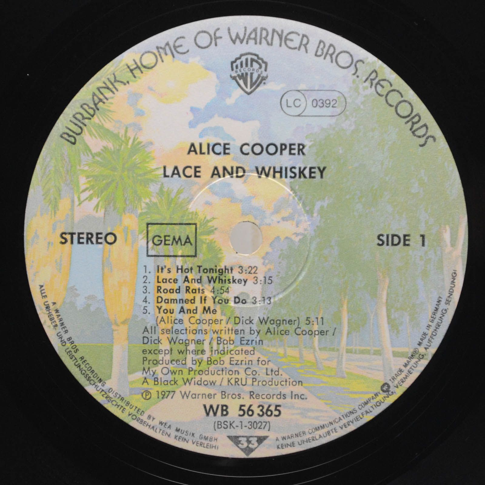 Alice Cooper — Lace And Whiskey, 1977