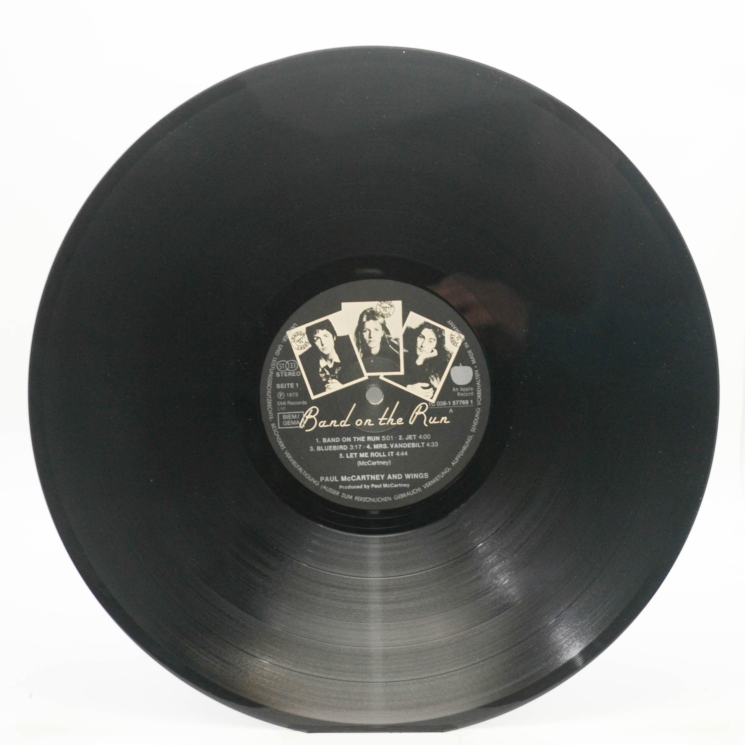 Paul McCartney & Wings — Band On The Run (poster), 1973