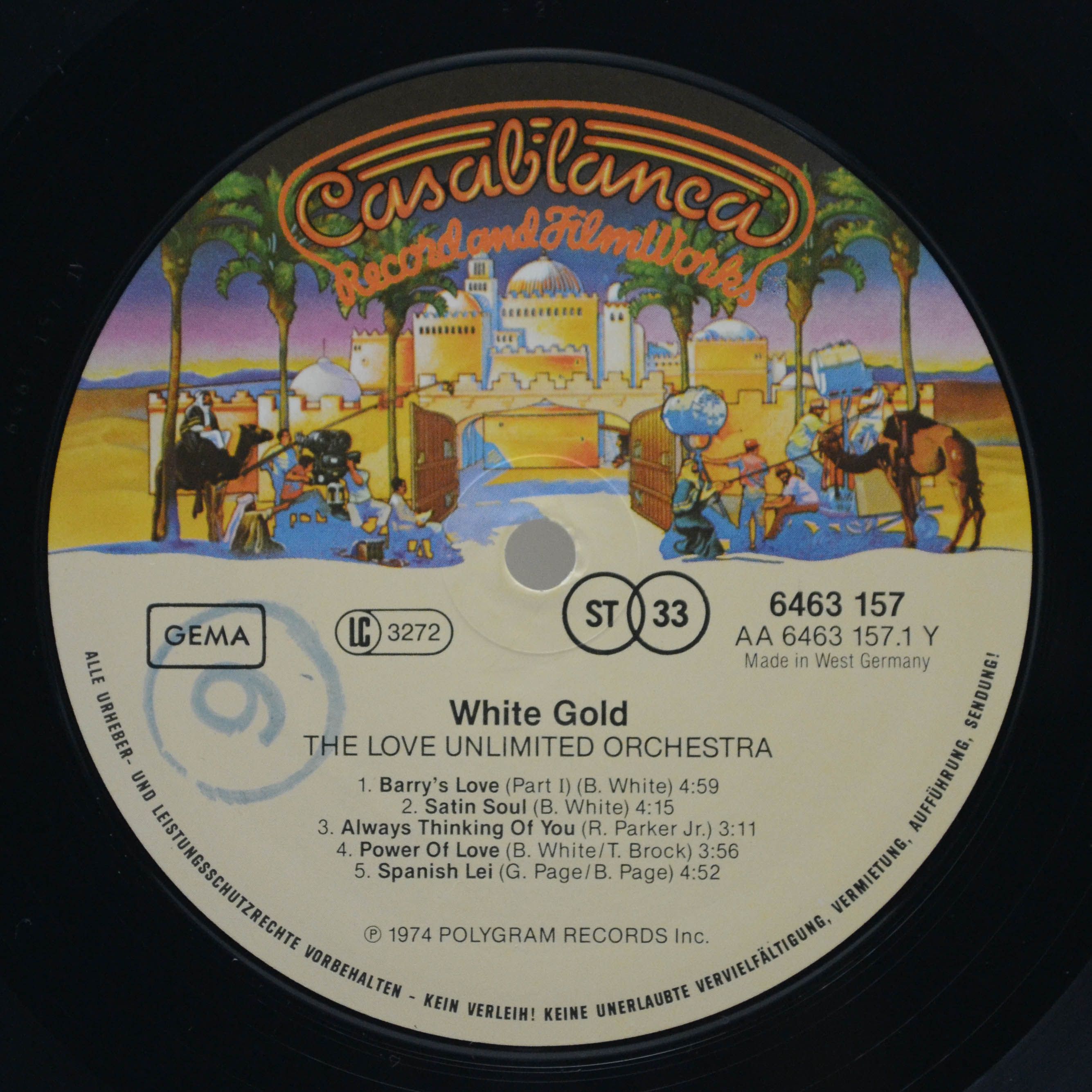 Love Unlimited Orchestra — White Gold, 1974