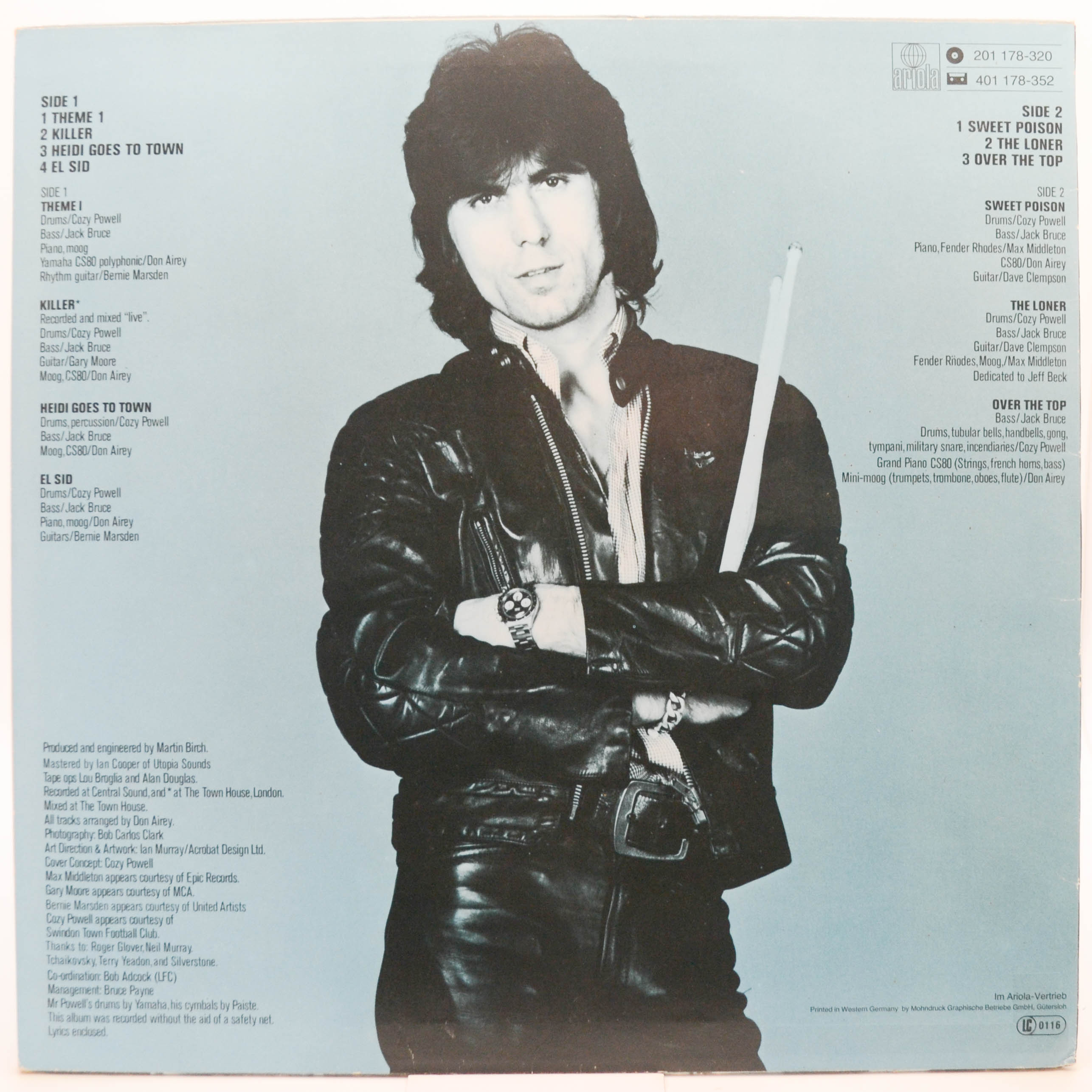 Cozy Powell — Over The Top, 1979