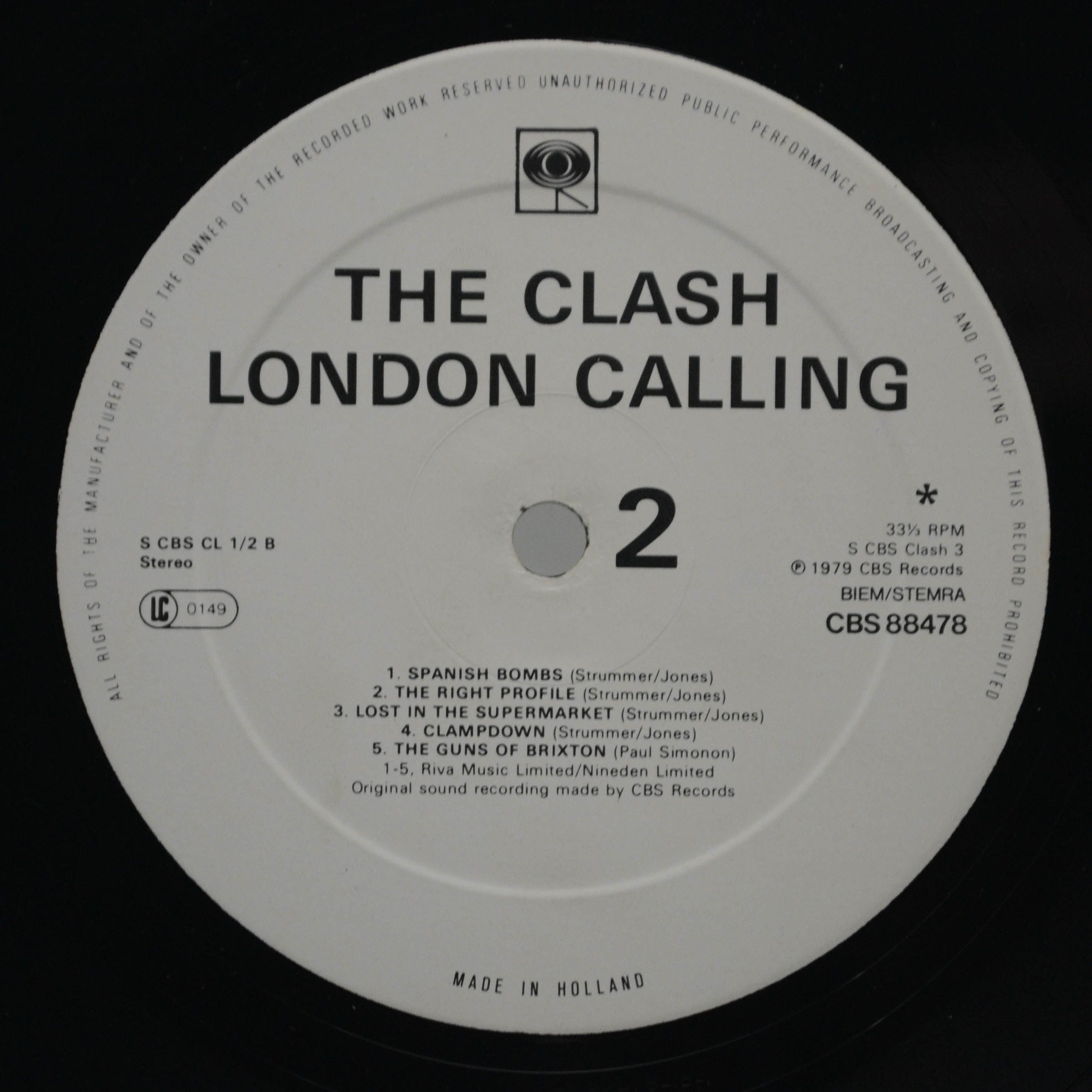 Clash — London Calling (2LP), 1979