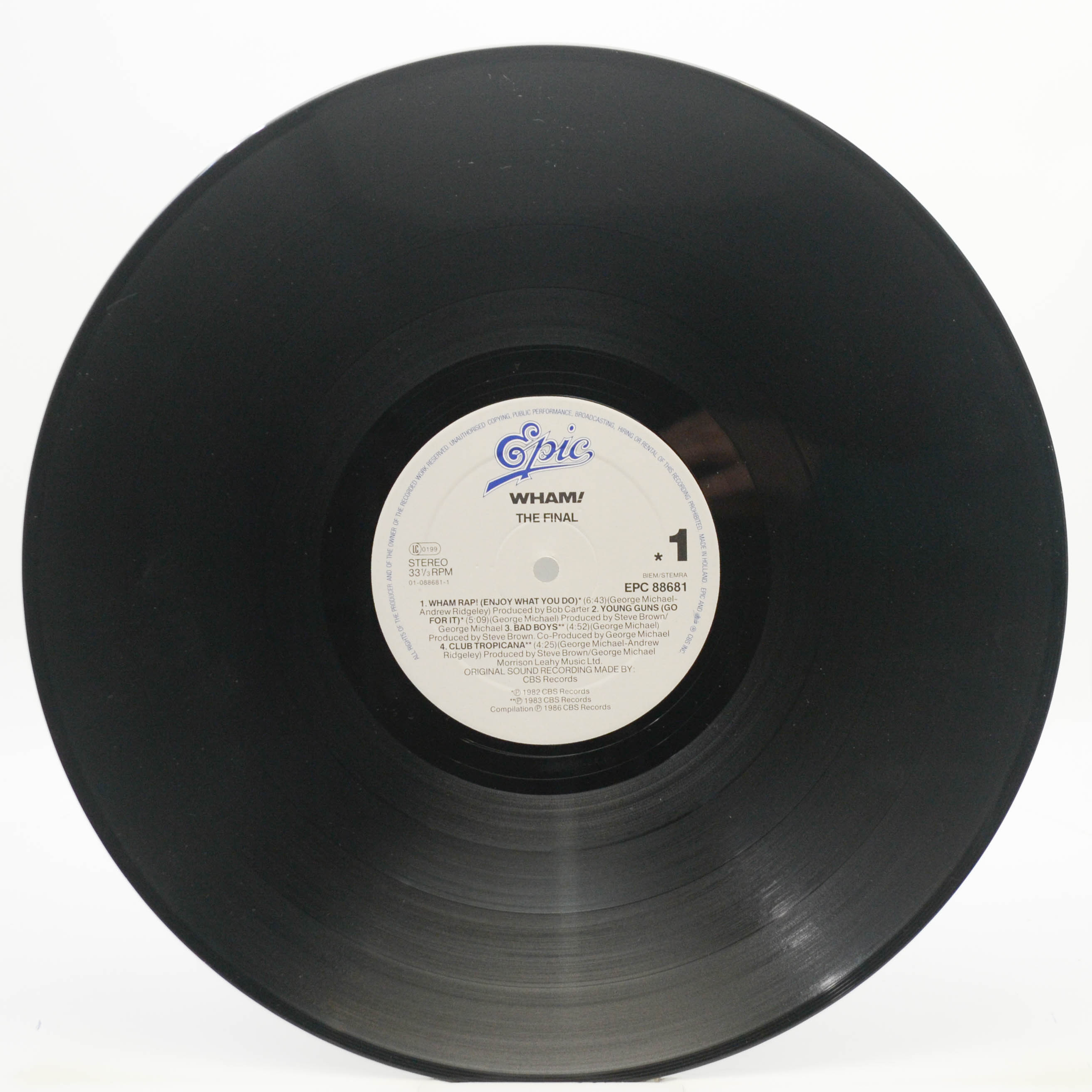 Wham! — The Final (2LP), 1986