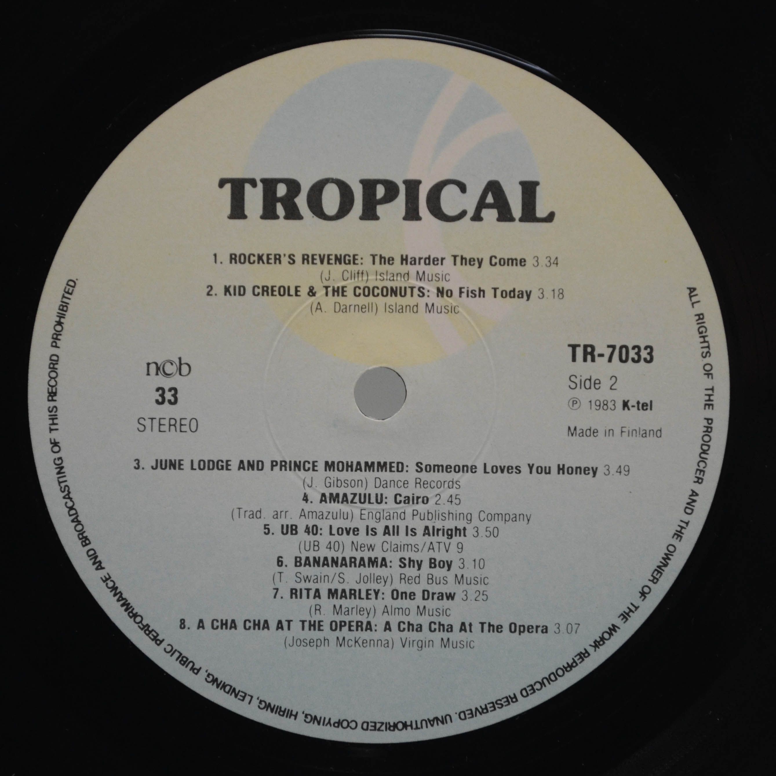 Various — Tropical, 1983