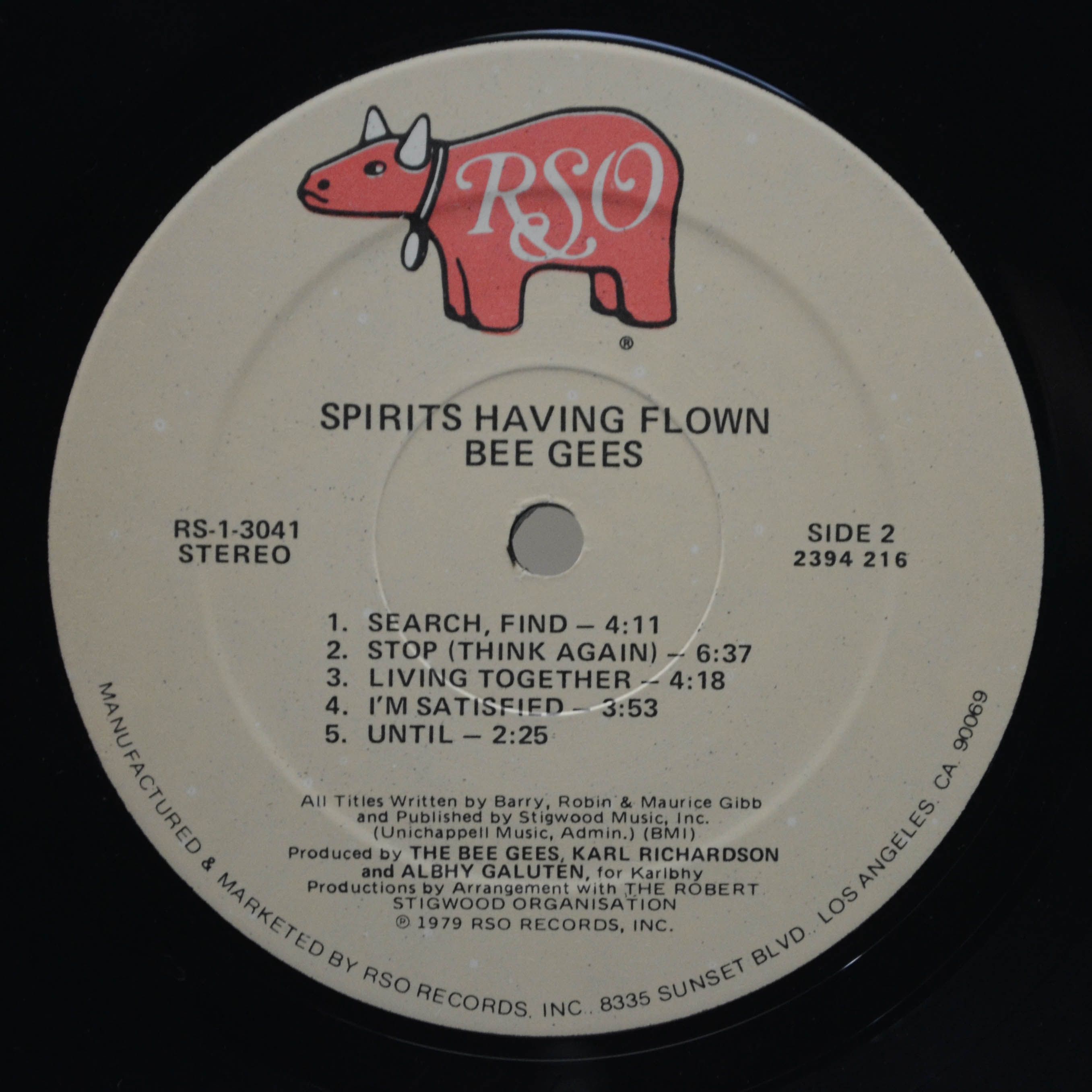 Bee Gees — Spirits Having Flown (USA), 1979
