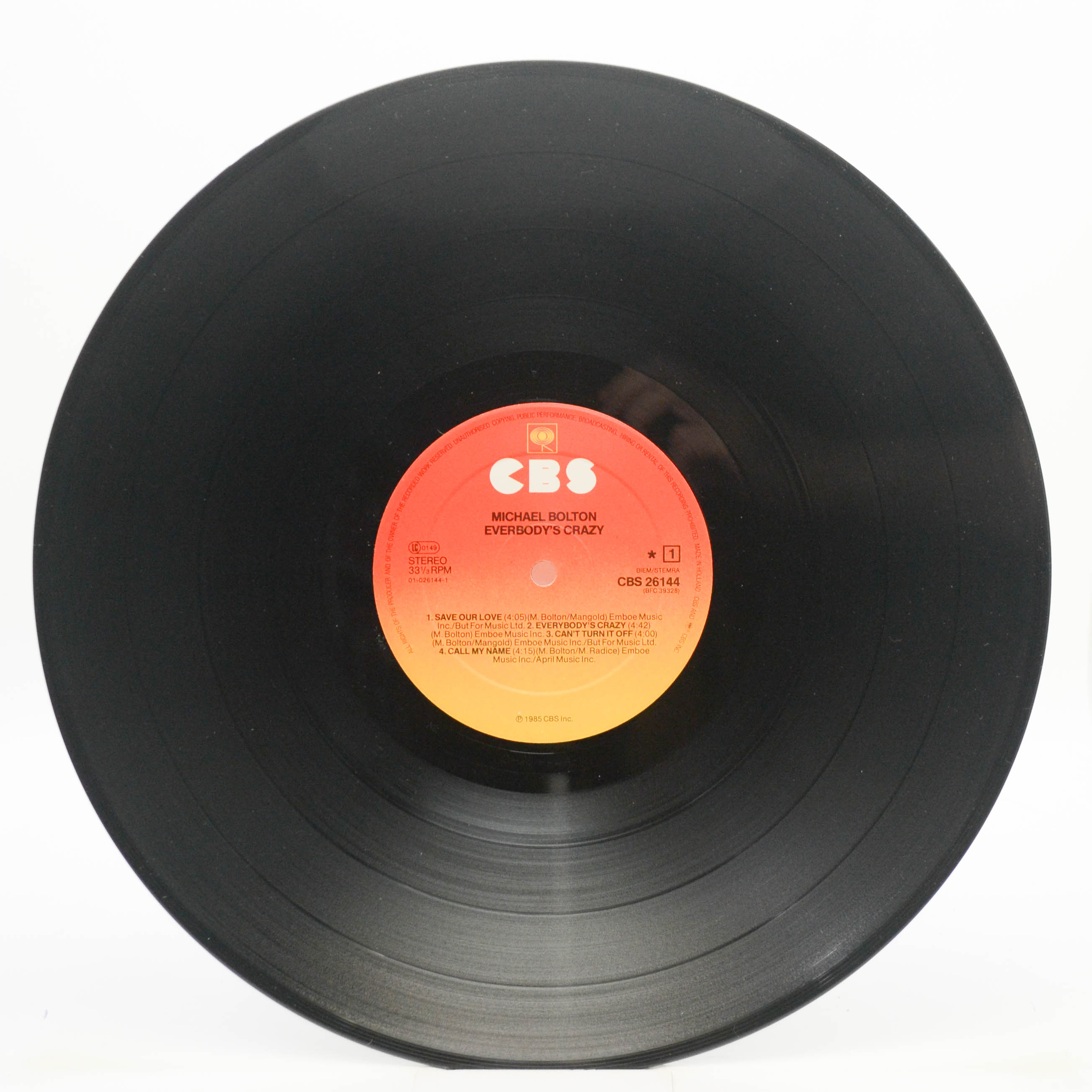 Michael Bolton — Everybody's Crazy, 1985