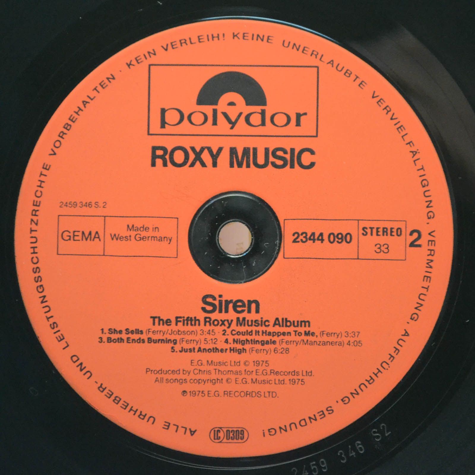 Roxy Music — Siren, 1975