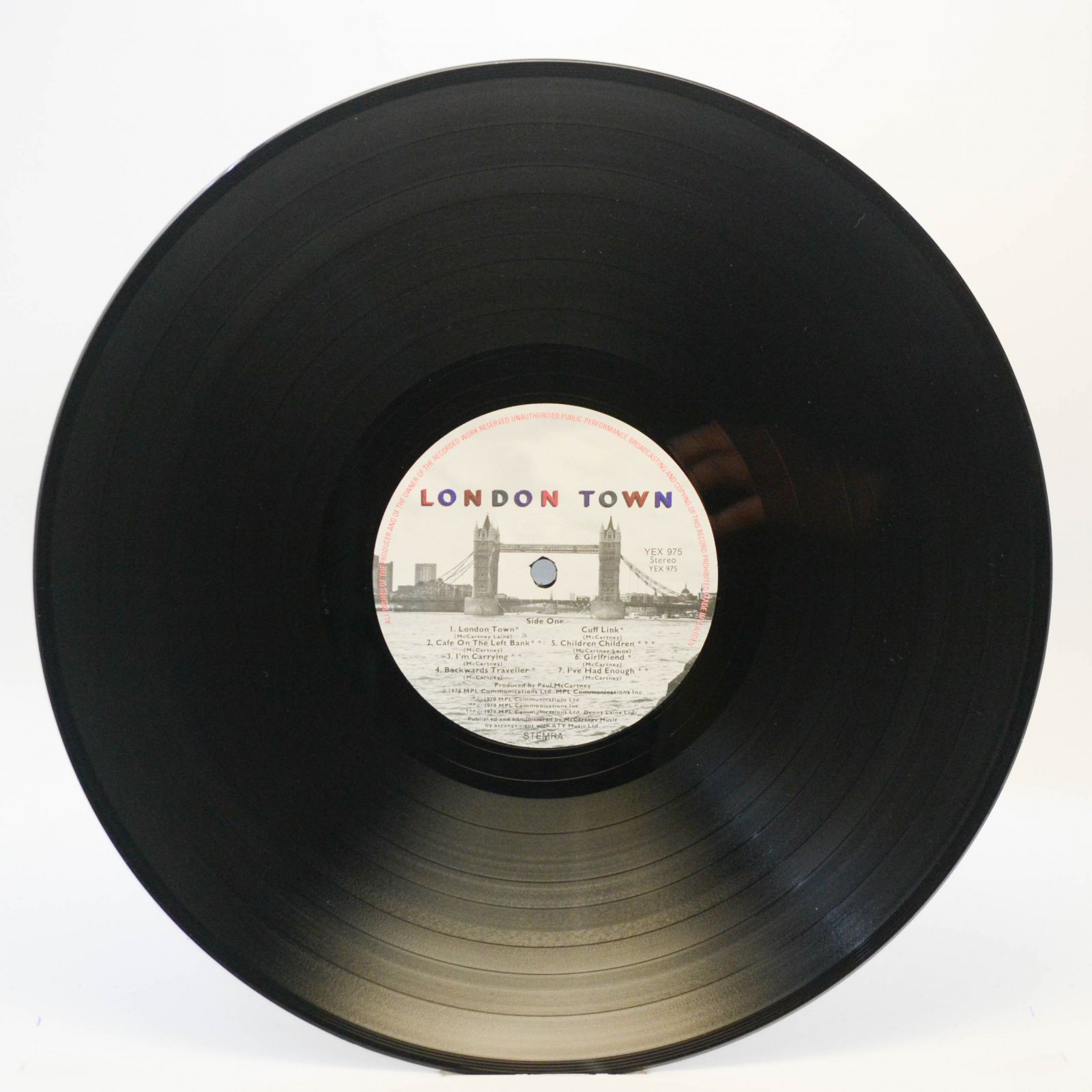 Wings — London Town (poster), 1978