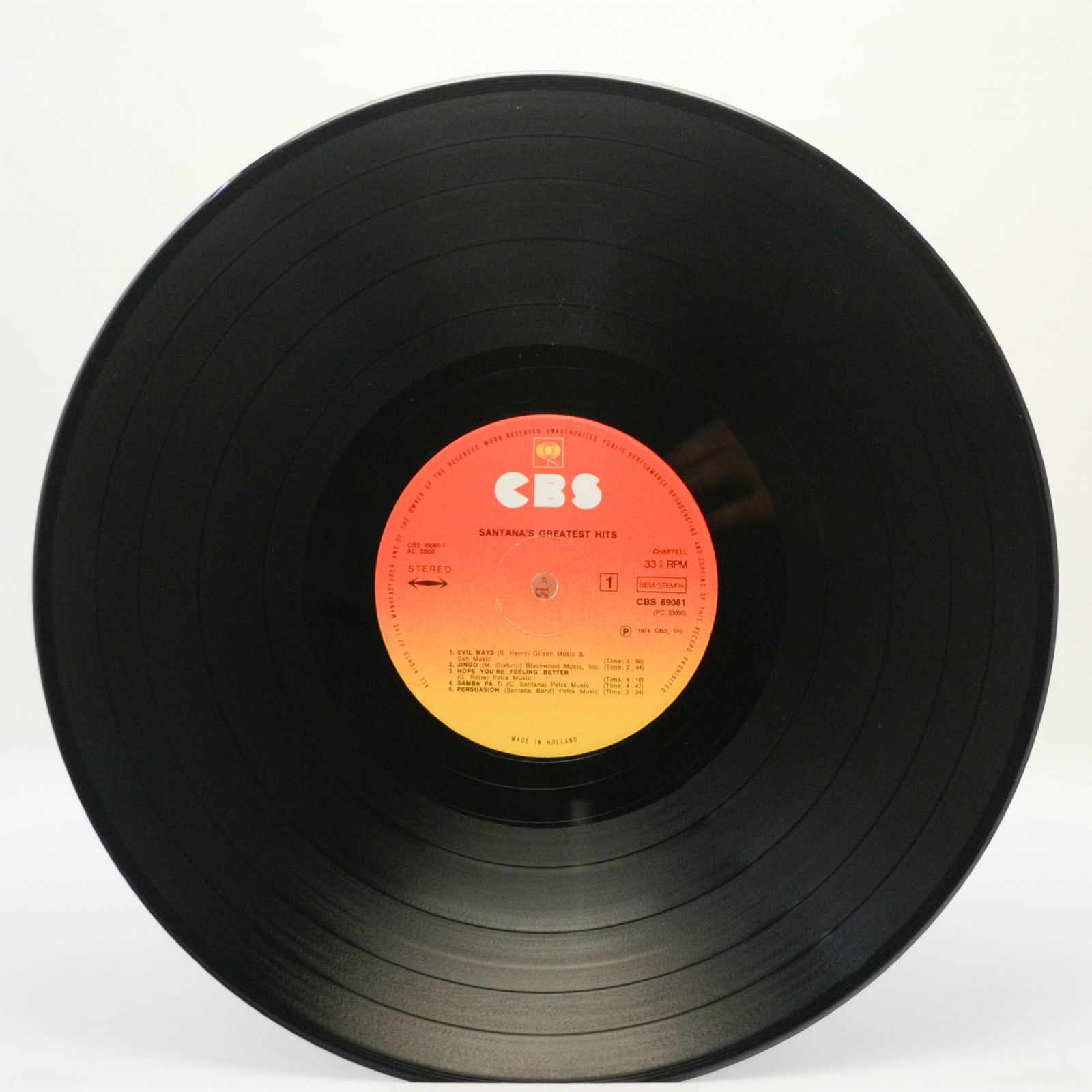 Santana — Santana's Greatest Hits, 1974