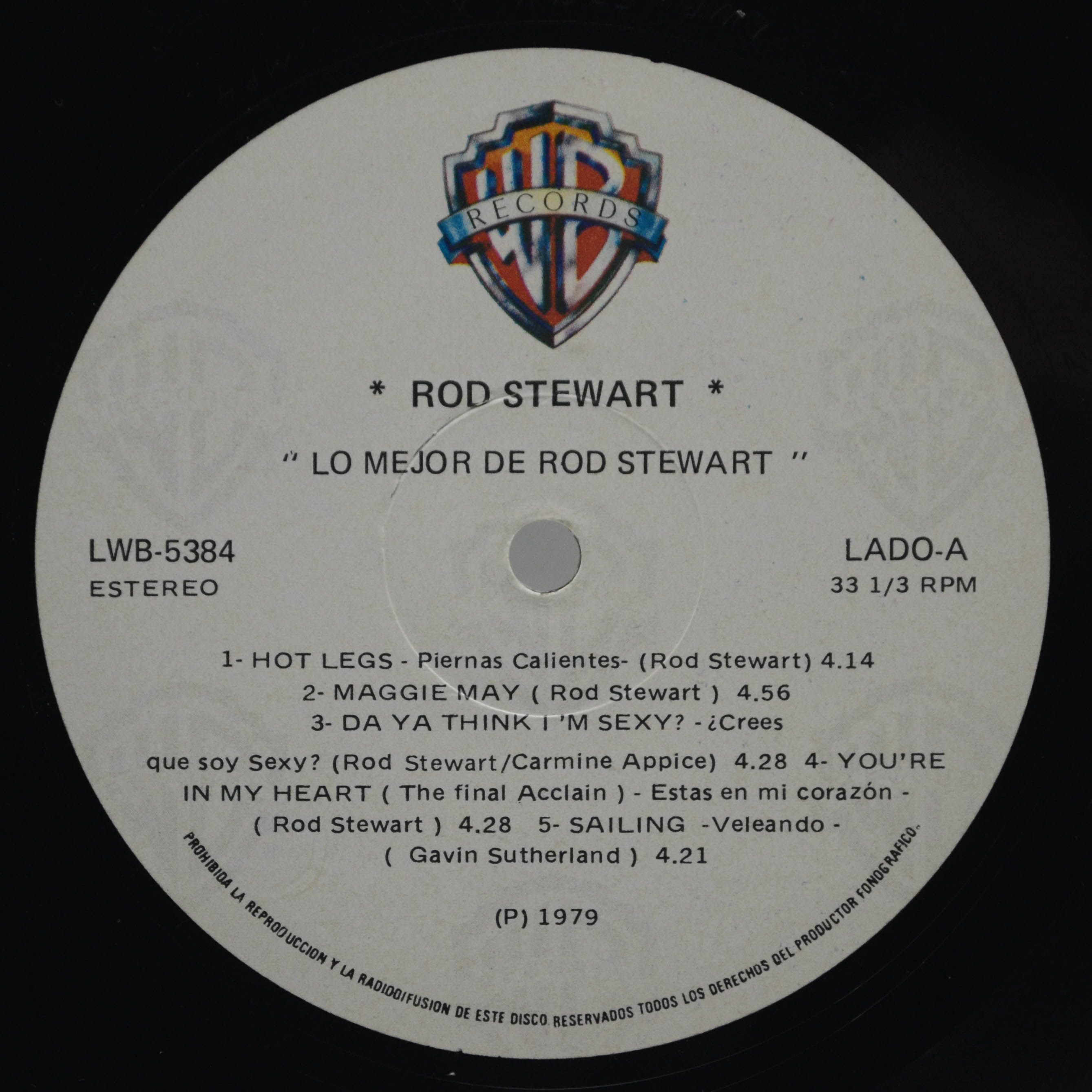 Rod Stewart — Greatest Hits, 1979