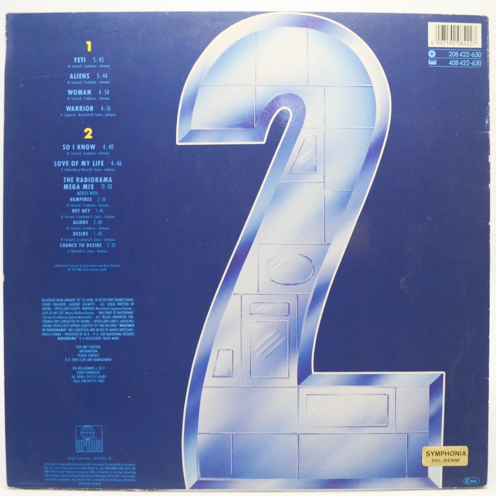 Radiorama — The Second, 1987