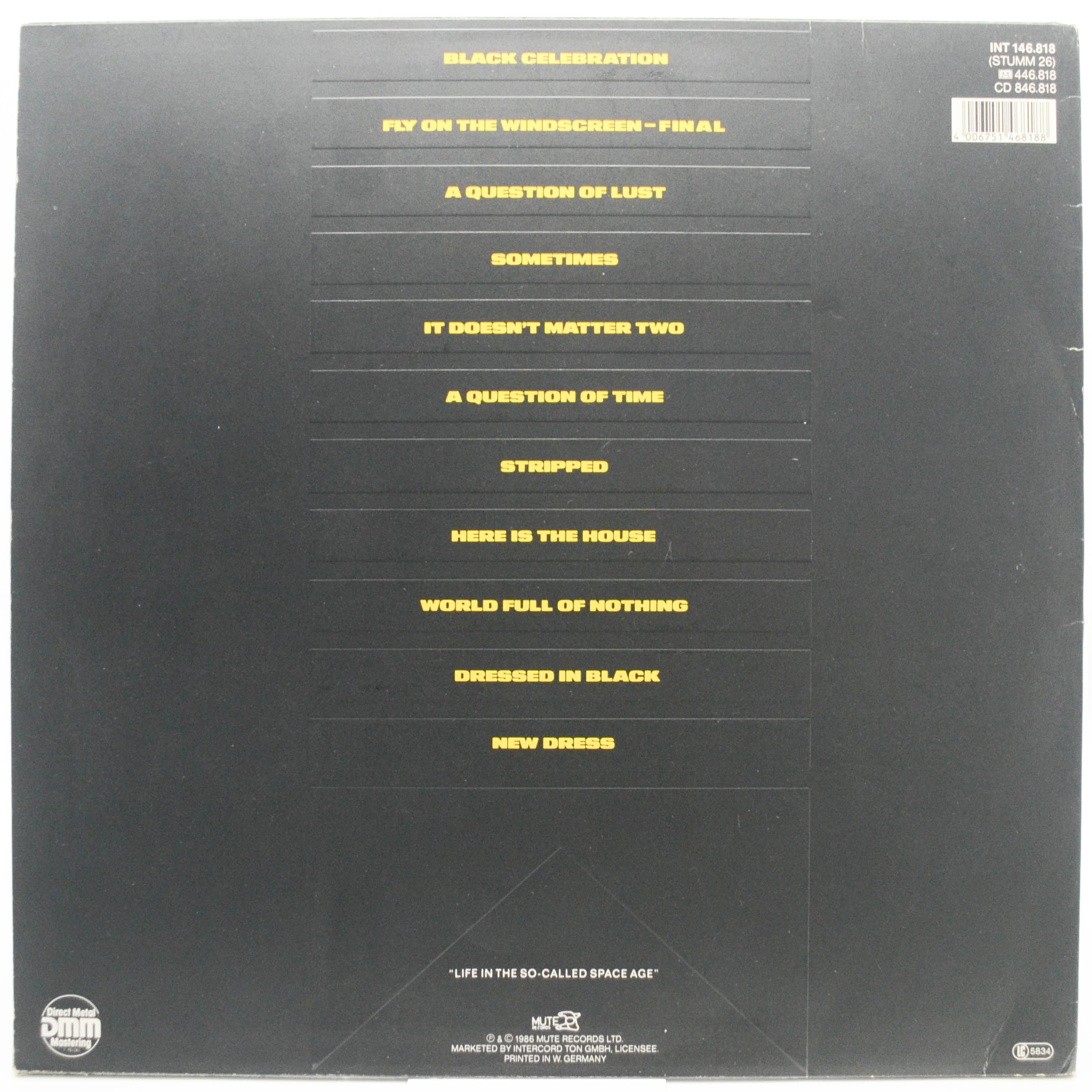 Depeche Mode — Black Celebration, 1986