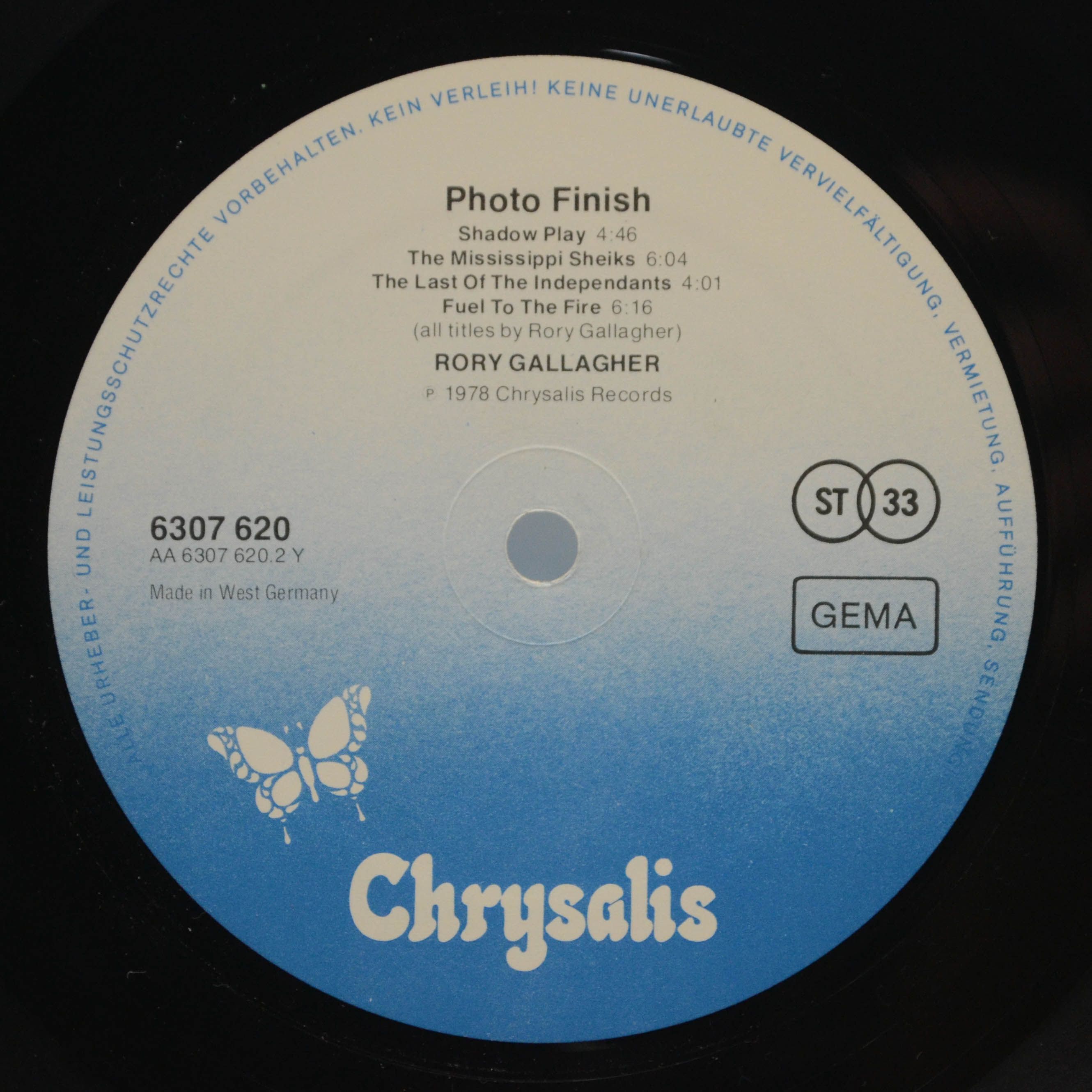 Rory Gallagher — Photo-Finish, 1978