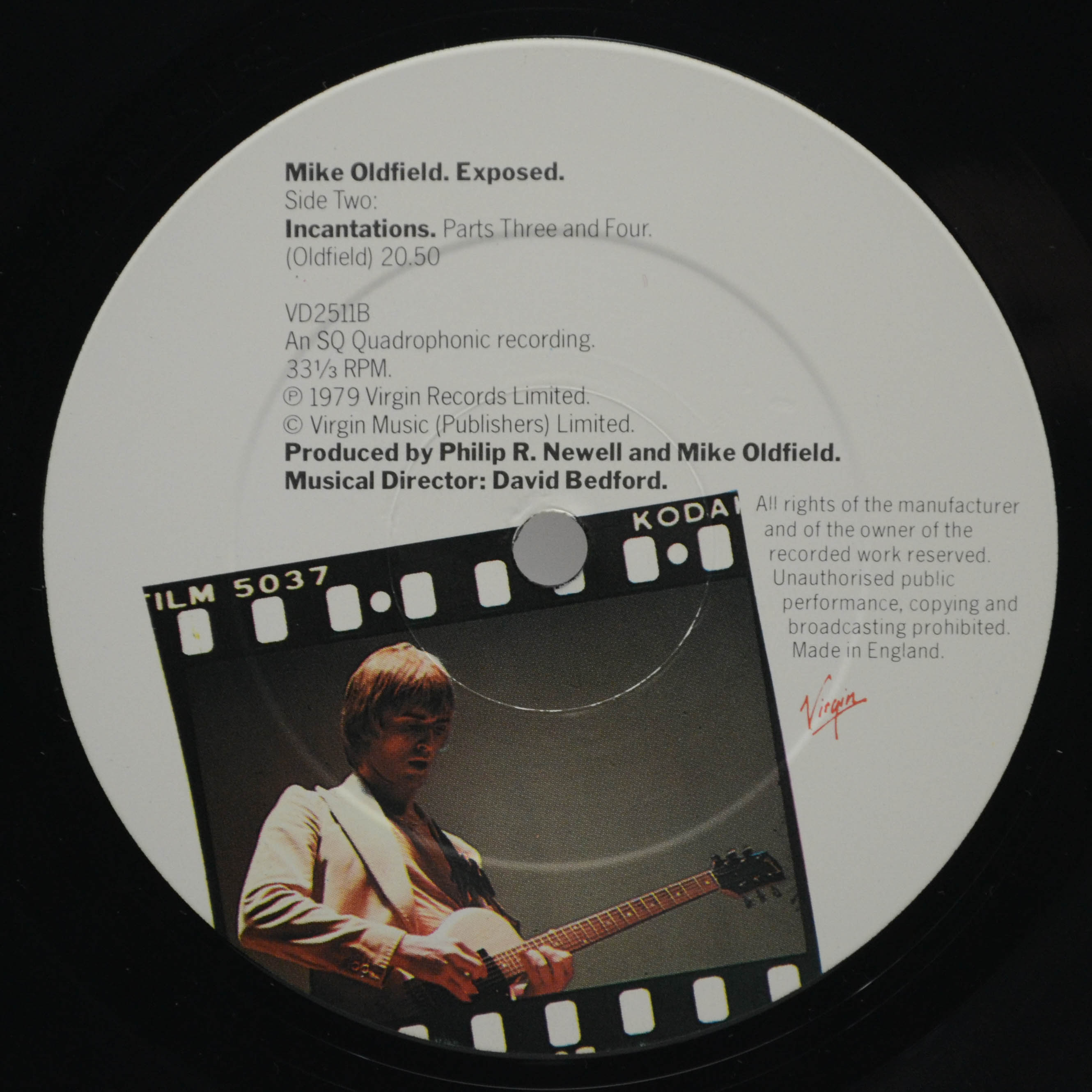 Mike Oldfield — Exposed (2LP, UK, Quadraphonic ), 1979
