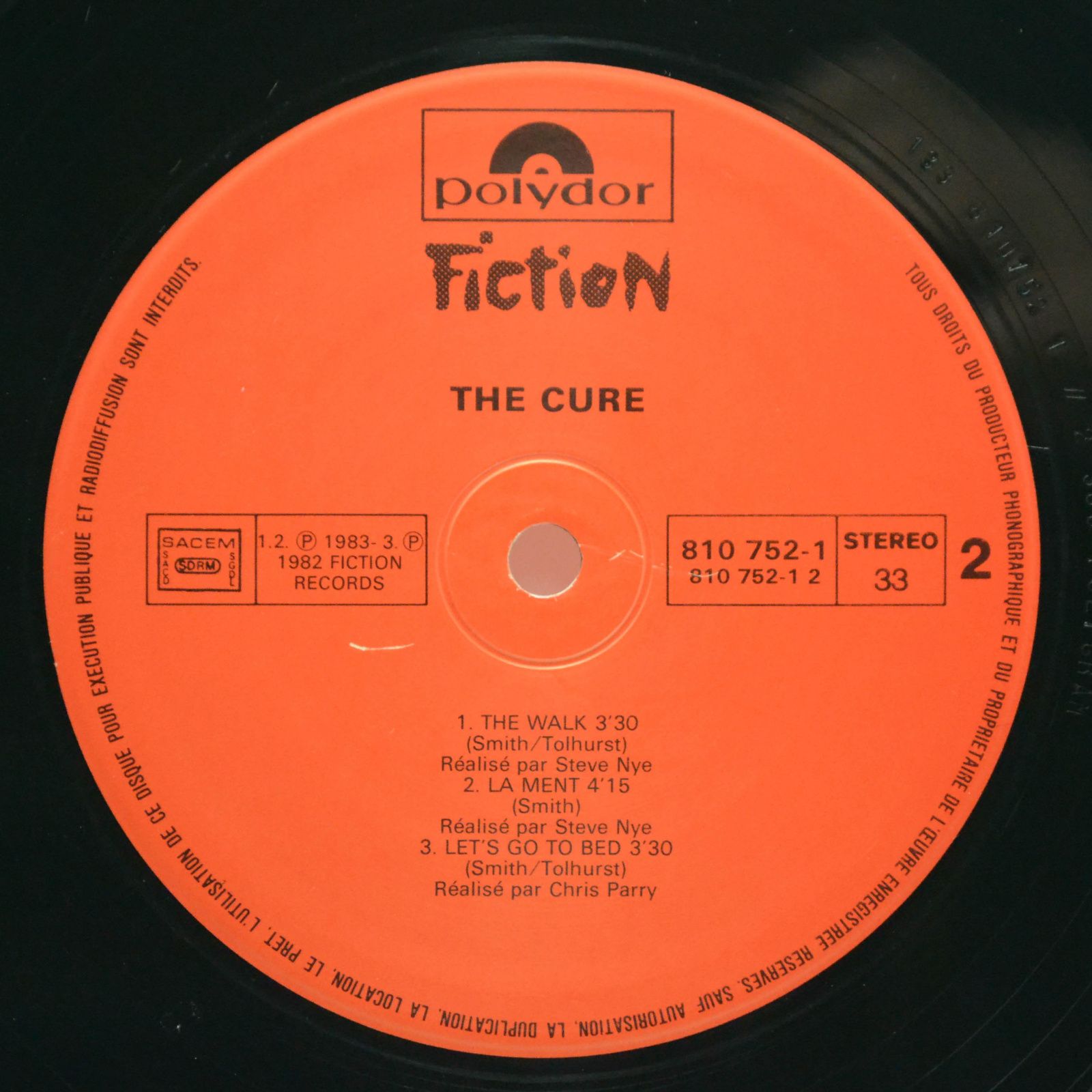 Cure — The Upstairs Room, 1983