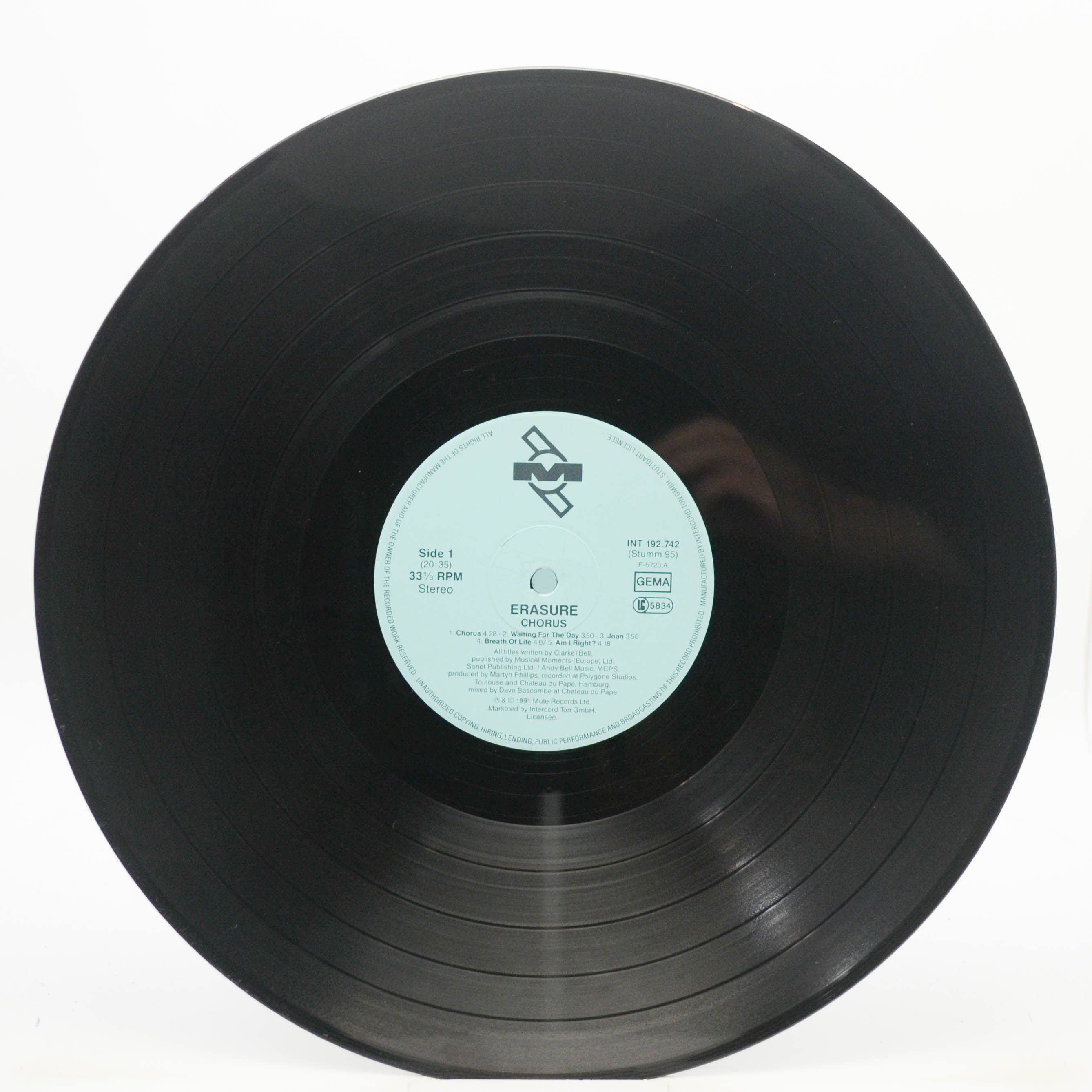 Erasure — Chorus, 1991