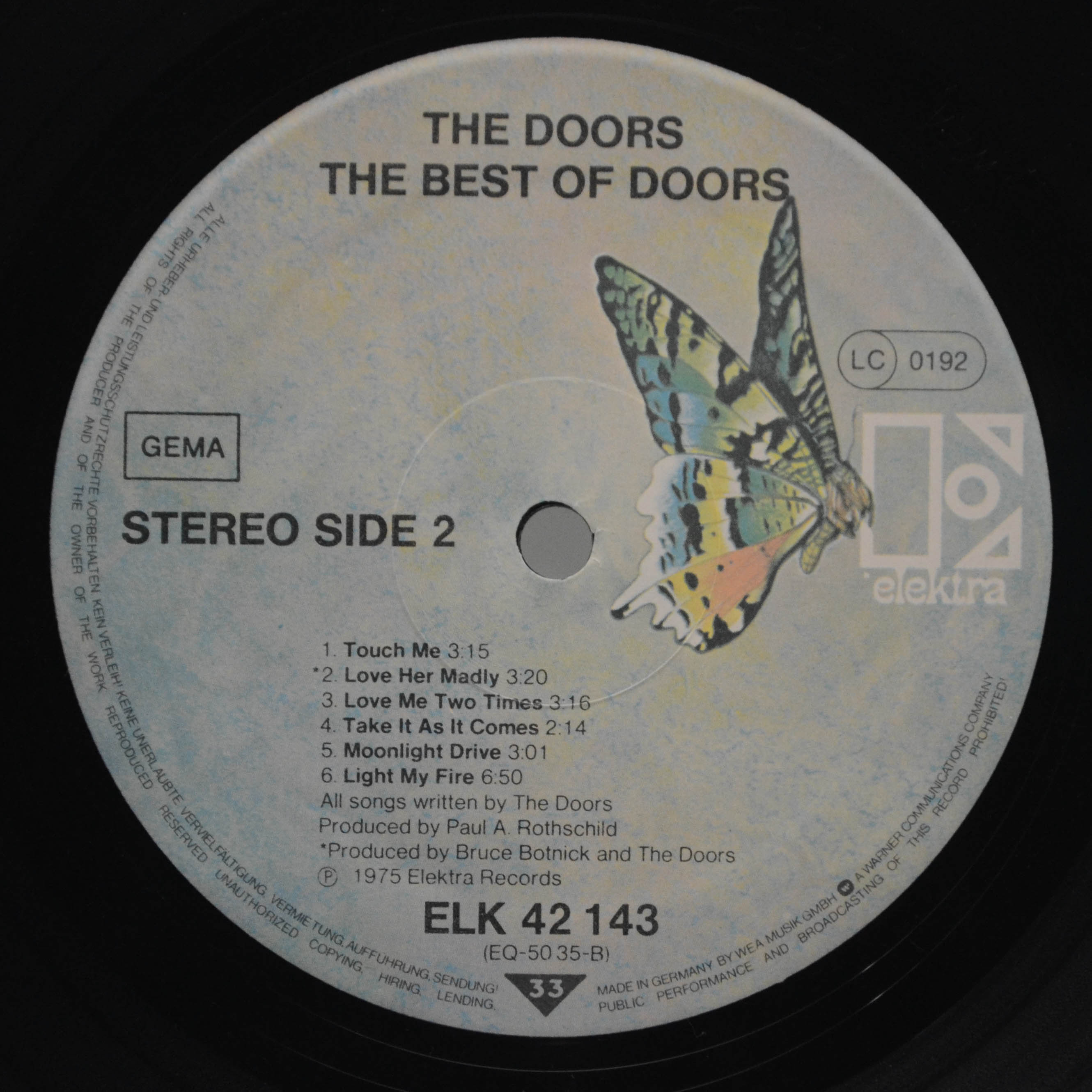 Doors — The Best Of Doors, 1973