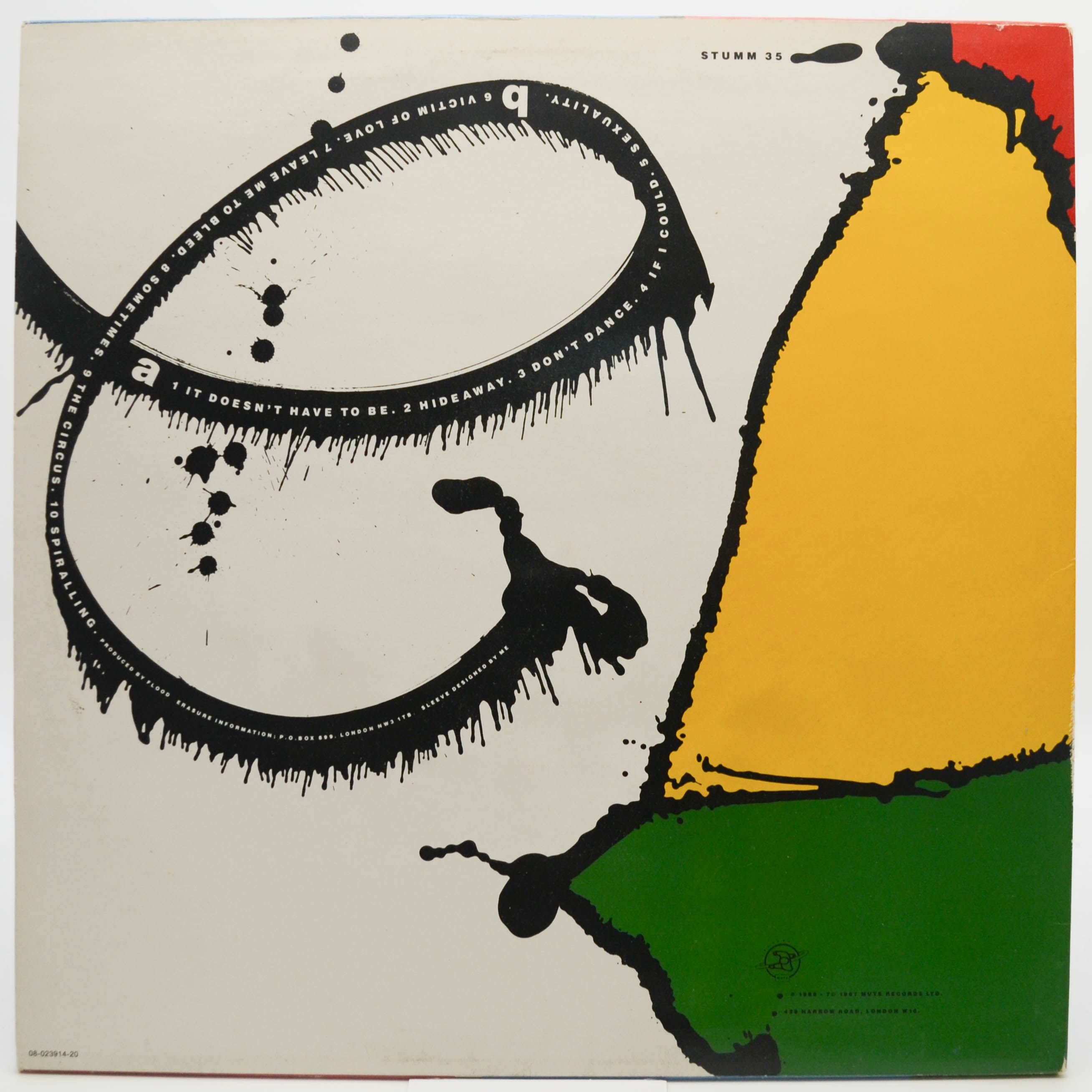 Erasure — The Circus, 1987