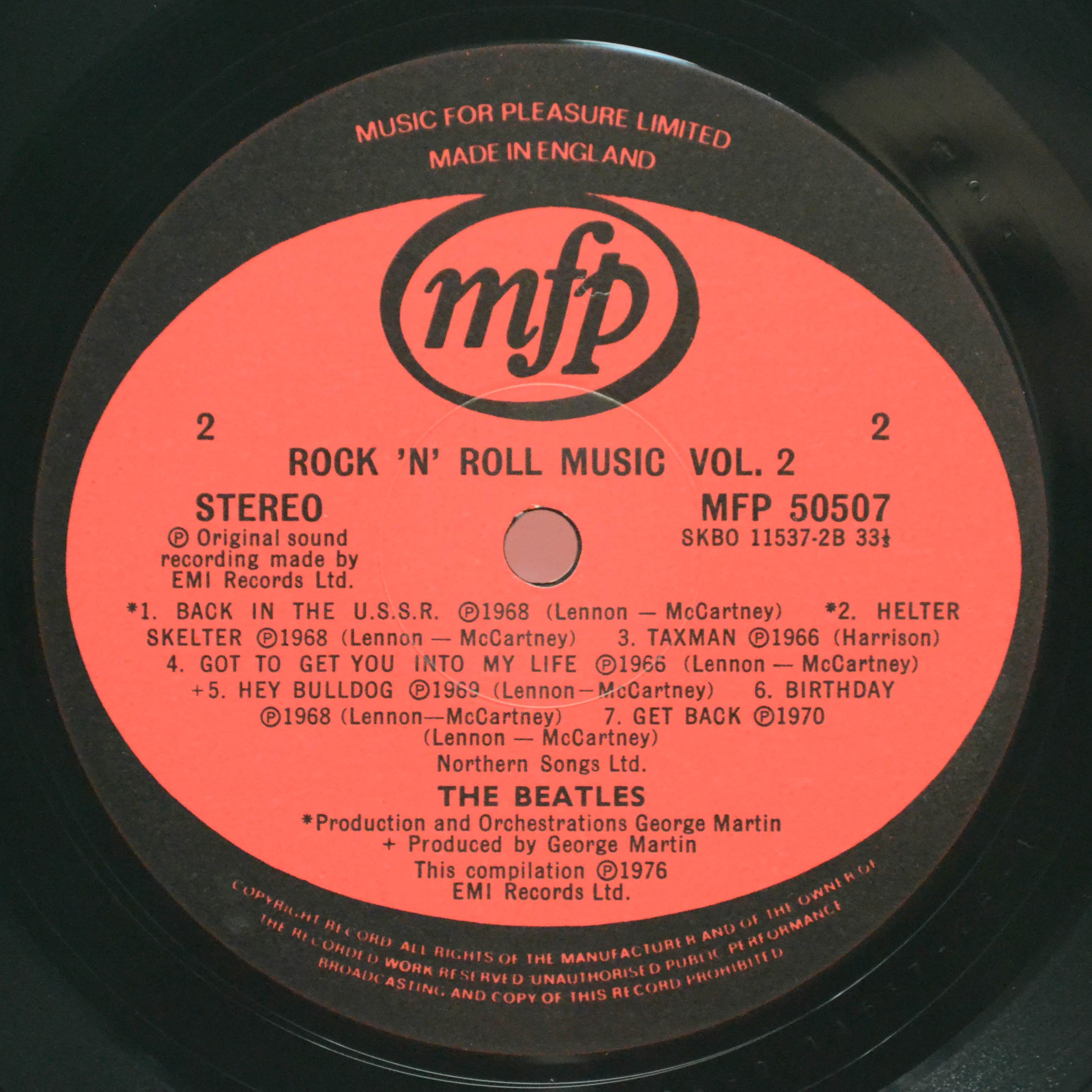 Beatles — Rock 'N' Roll Music Vol. 2 (UK), 1980