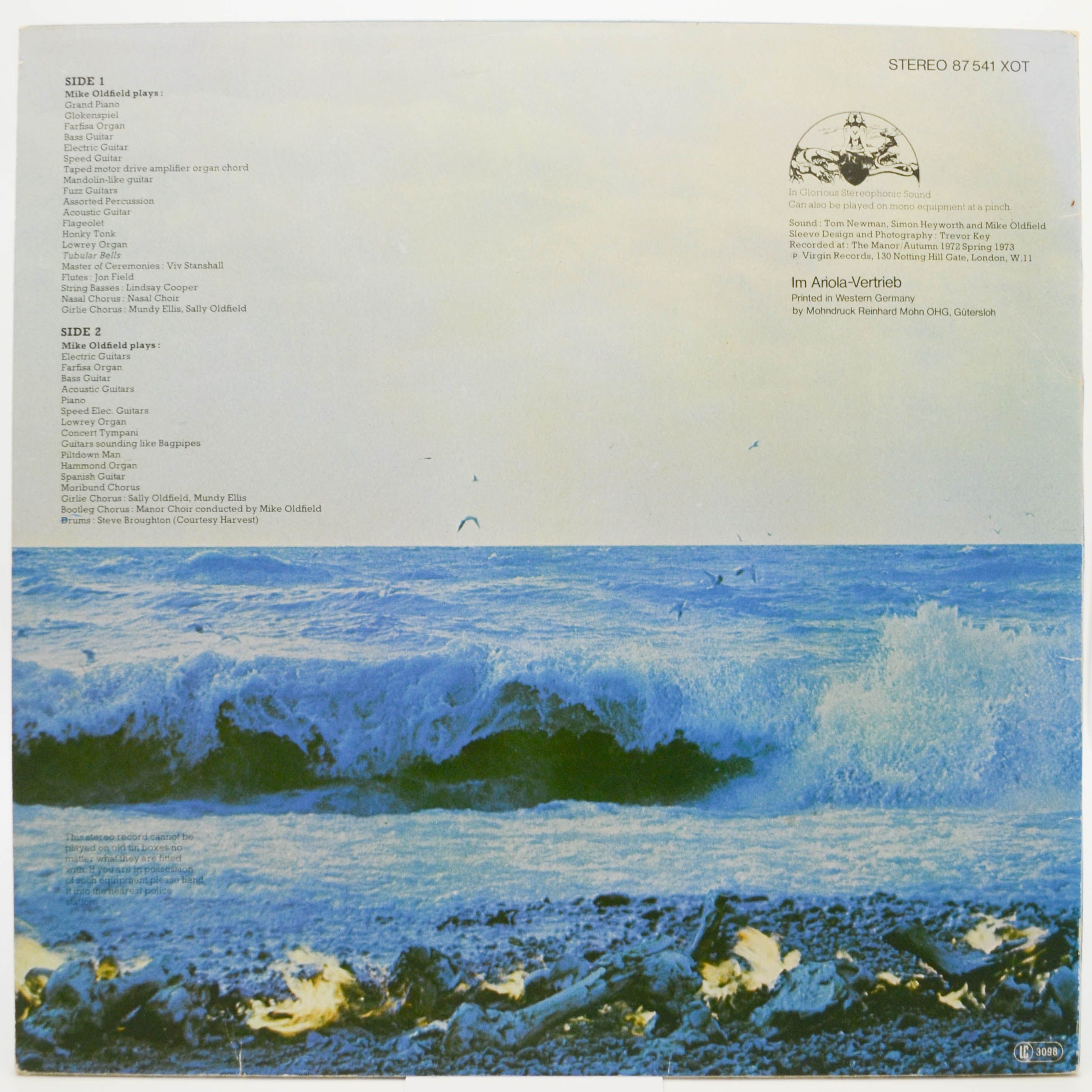 Mike Oldfield — Tubular Bells, 1973