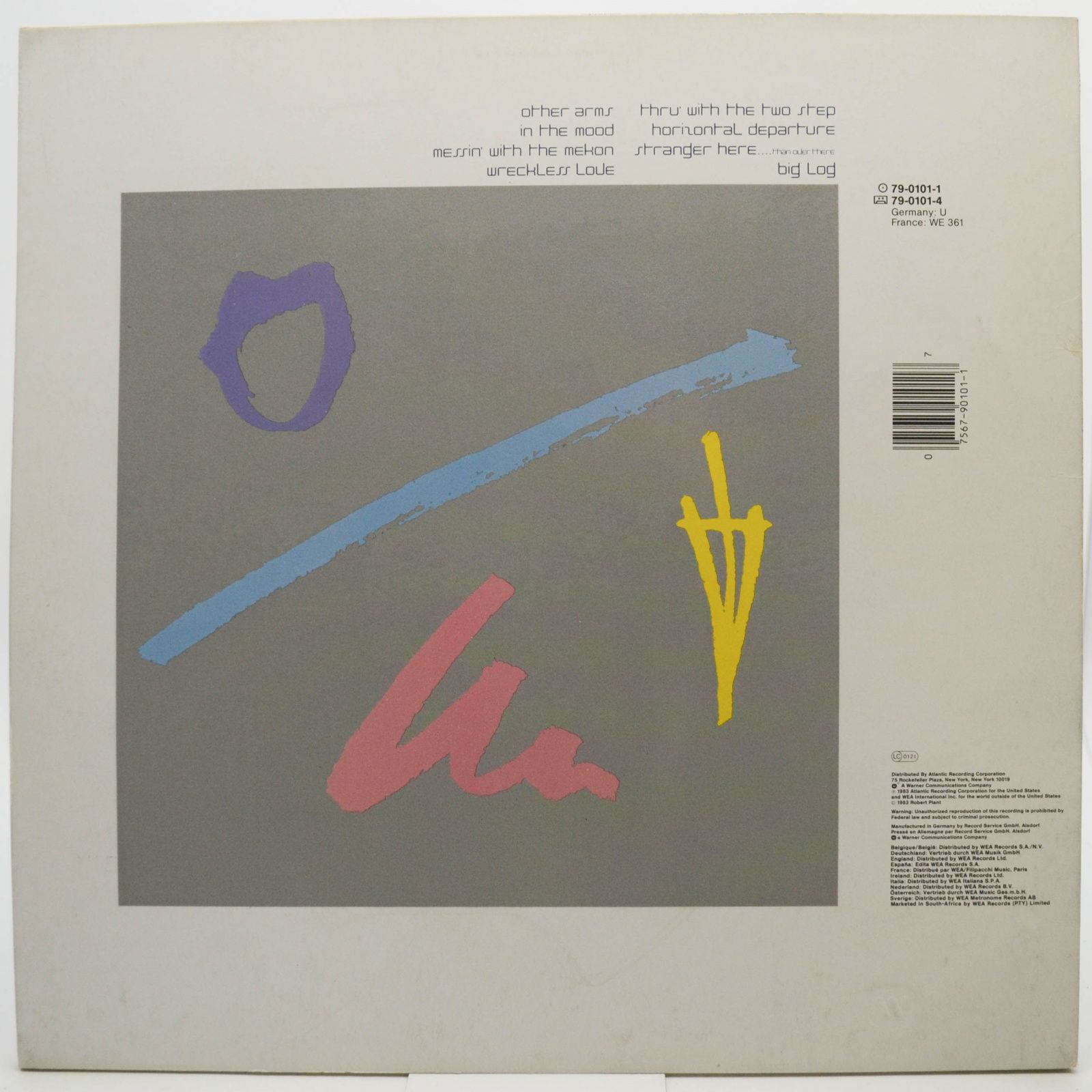 Robert Plant — The Principle Of Moments, 1983