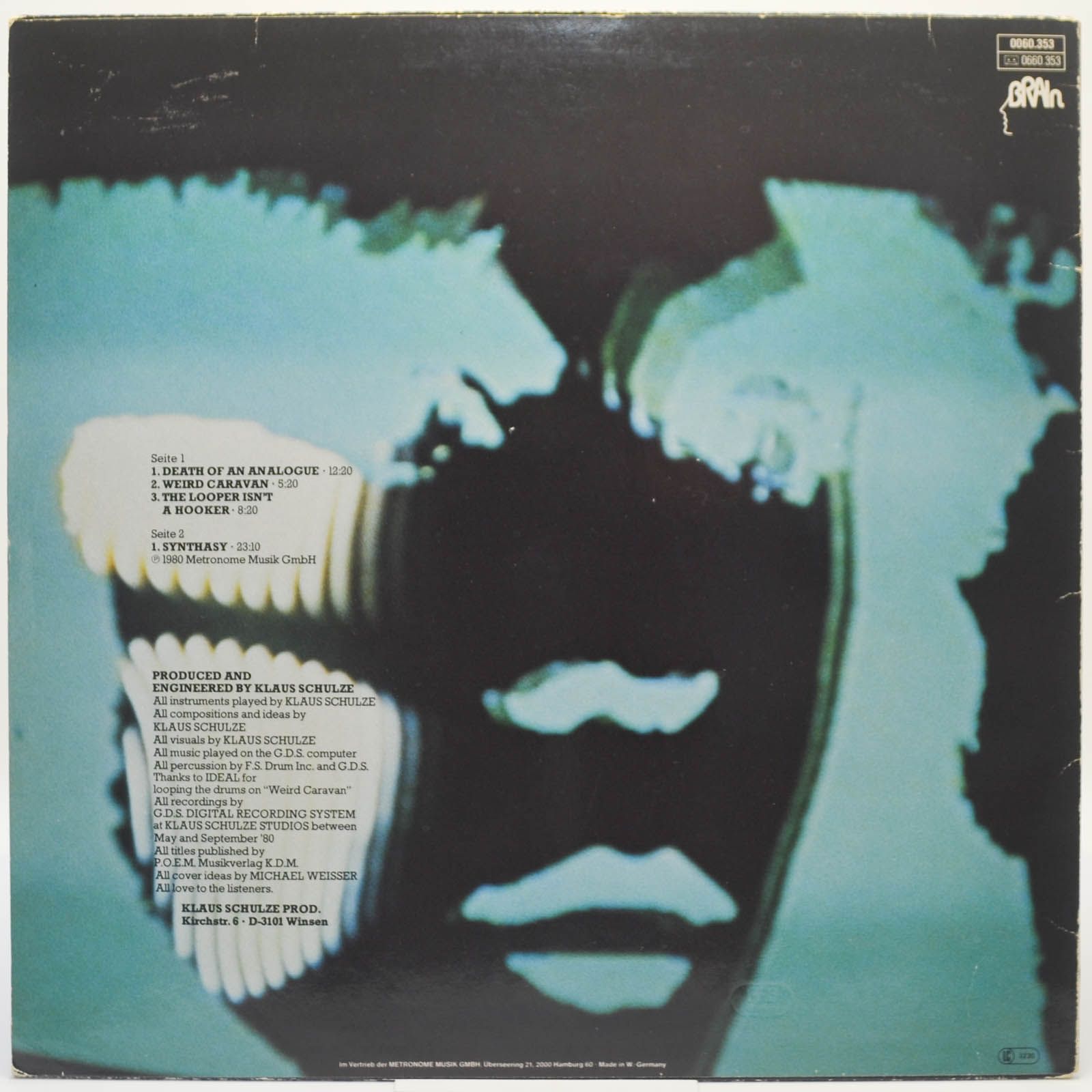 Klaus Schulze — Dig It, 1980