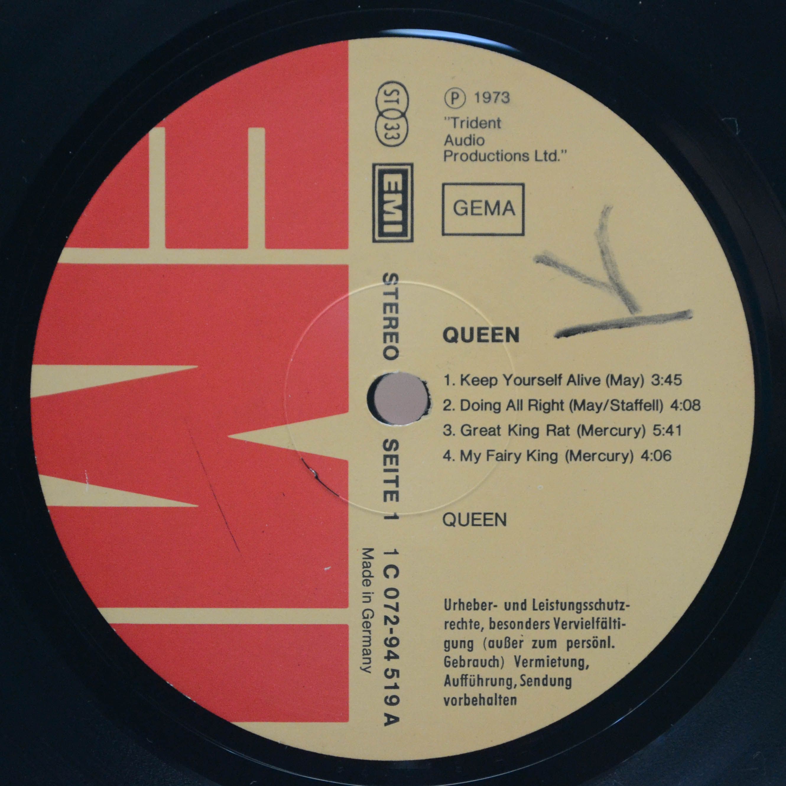 Queen — Queen, 1973
