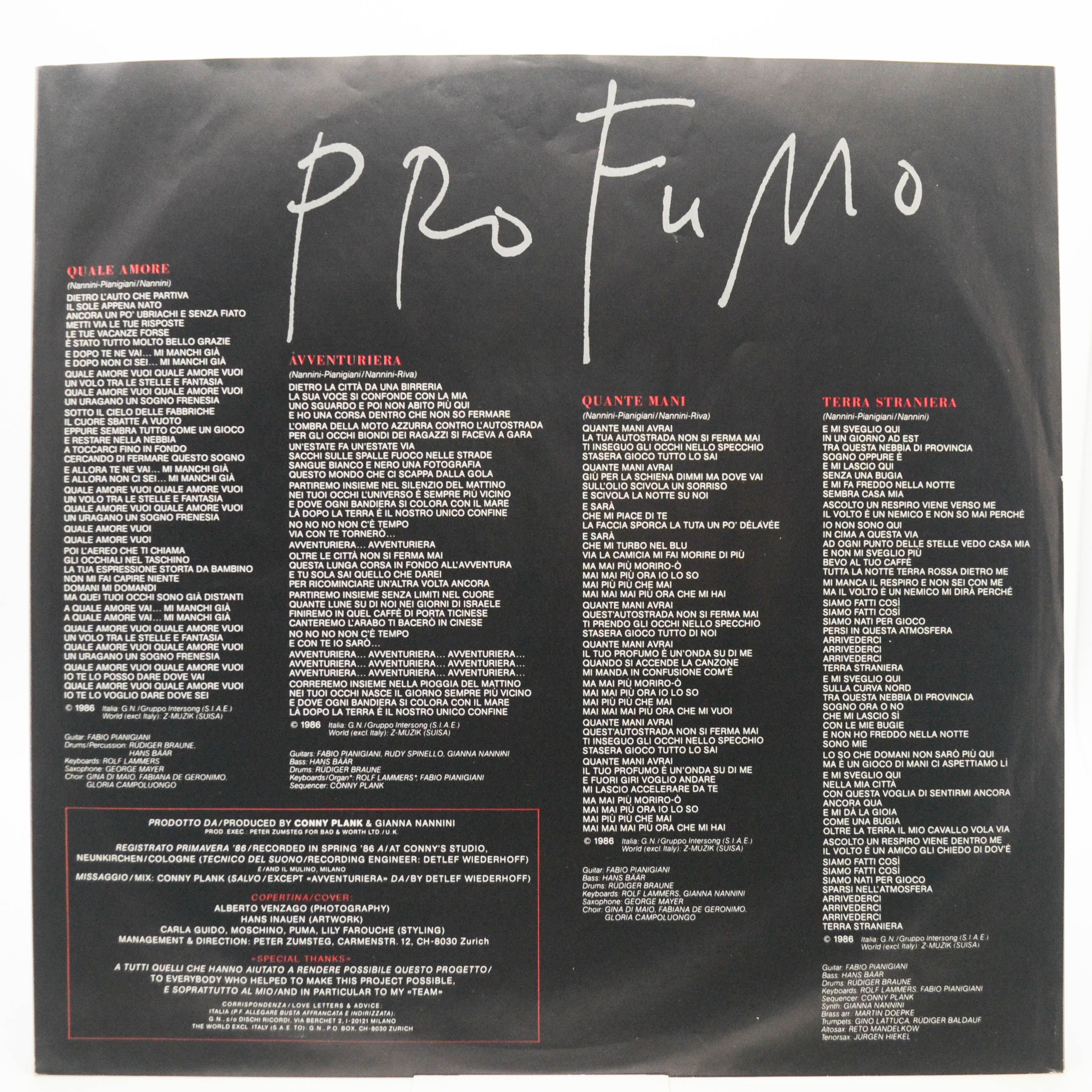 Gianna Nannini — Profumo, 1986