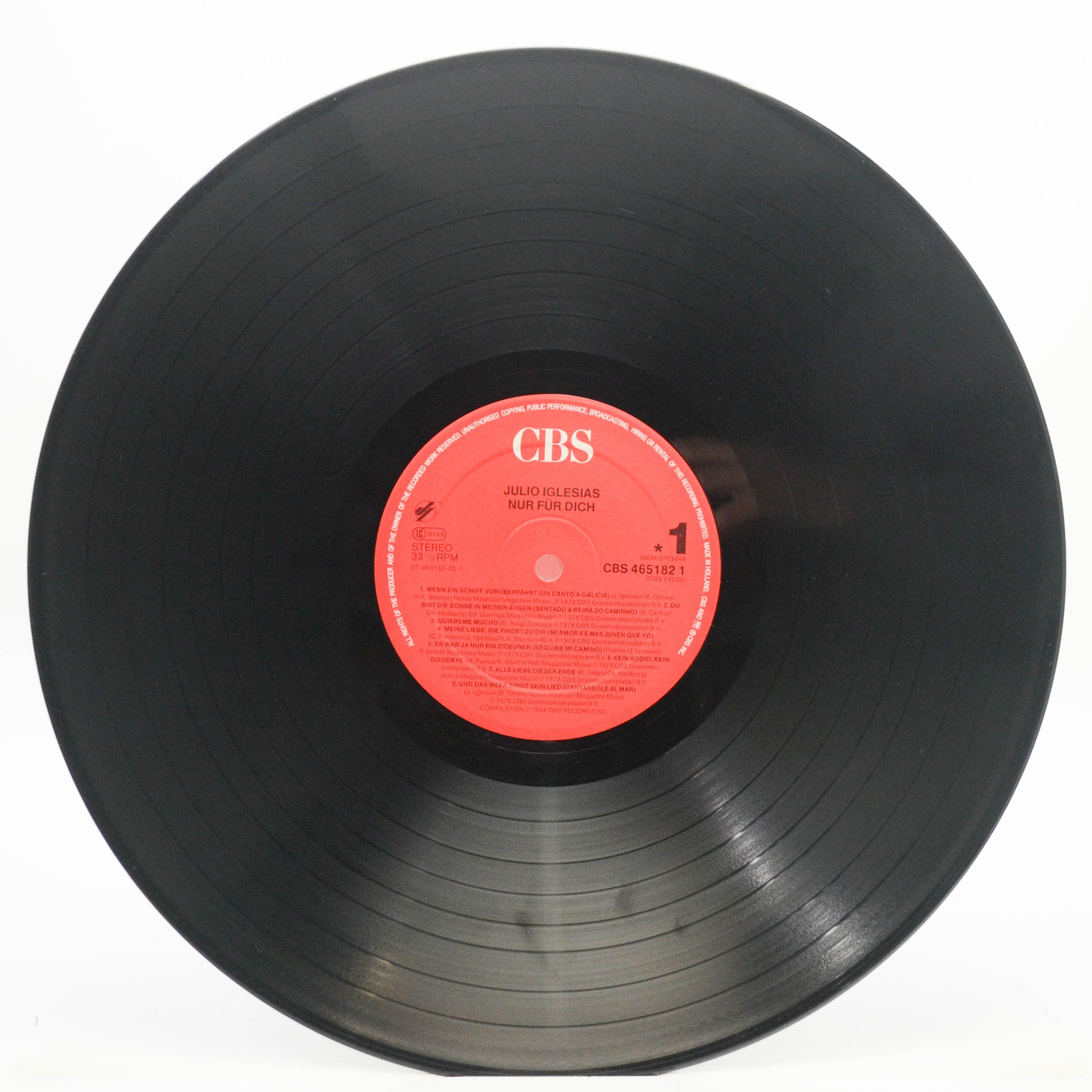 Julio Iglesias — Nur Für Dich, 1989