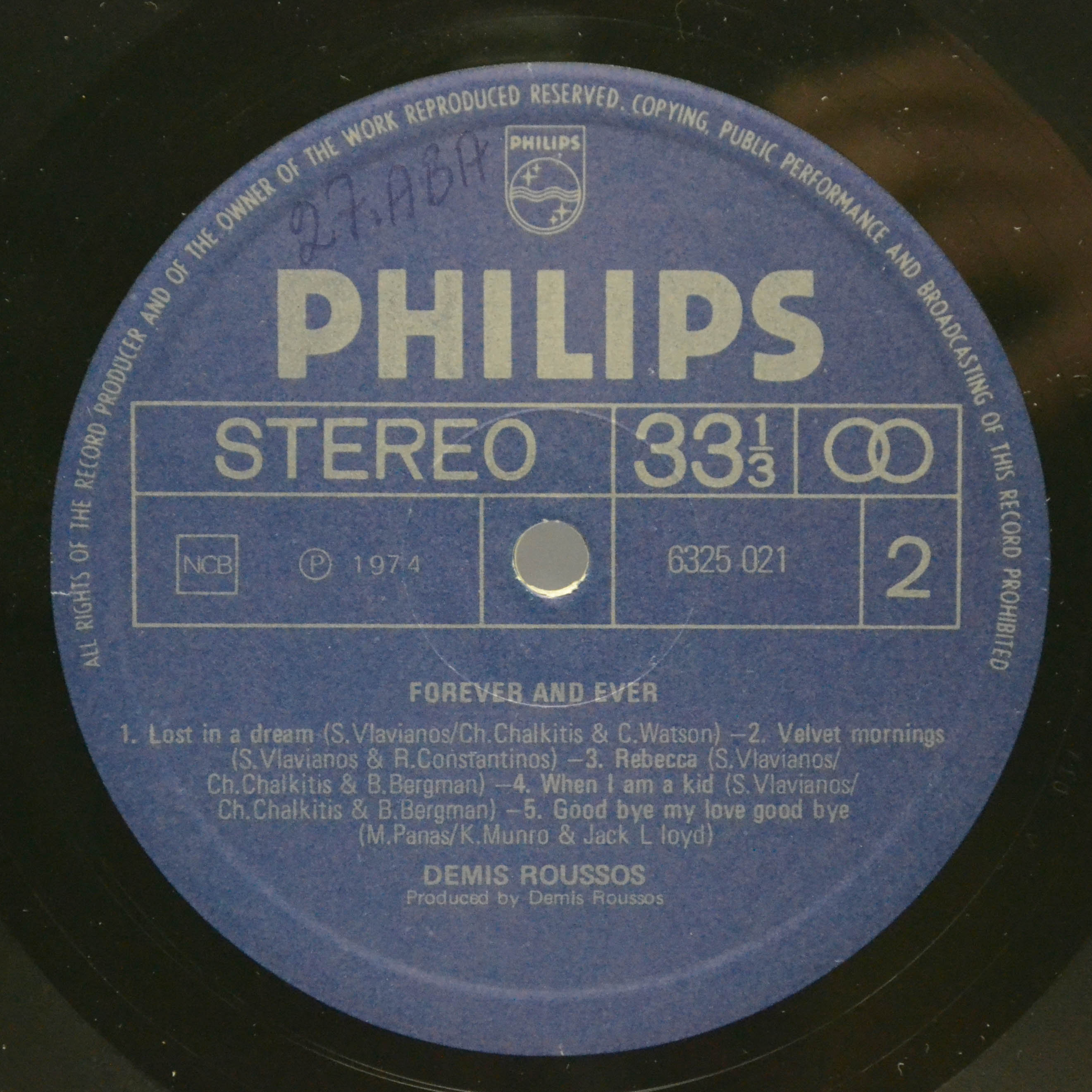 Démis Roussos — Forever And Ever, 1974