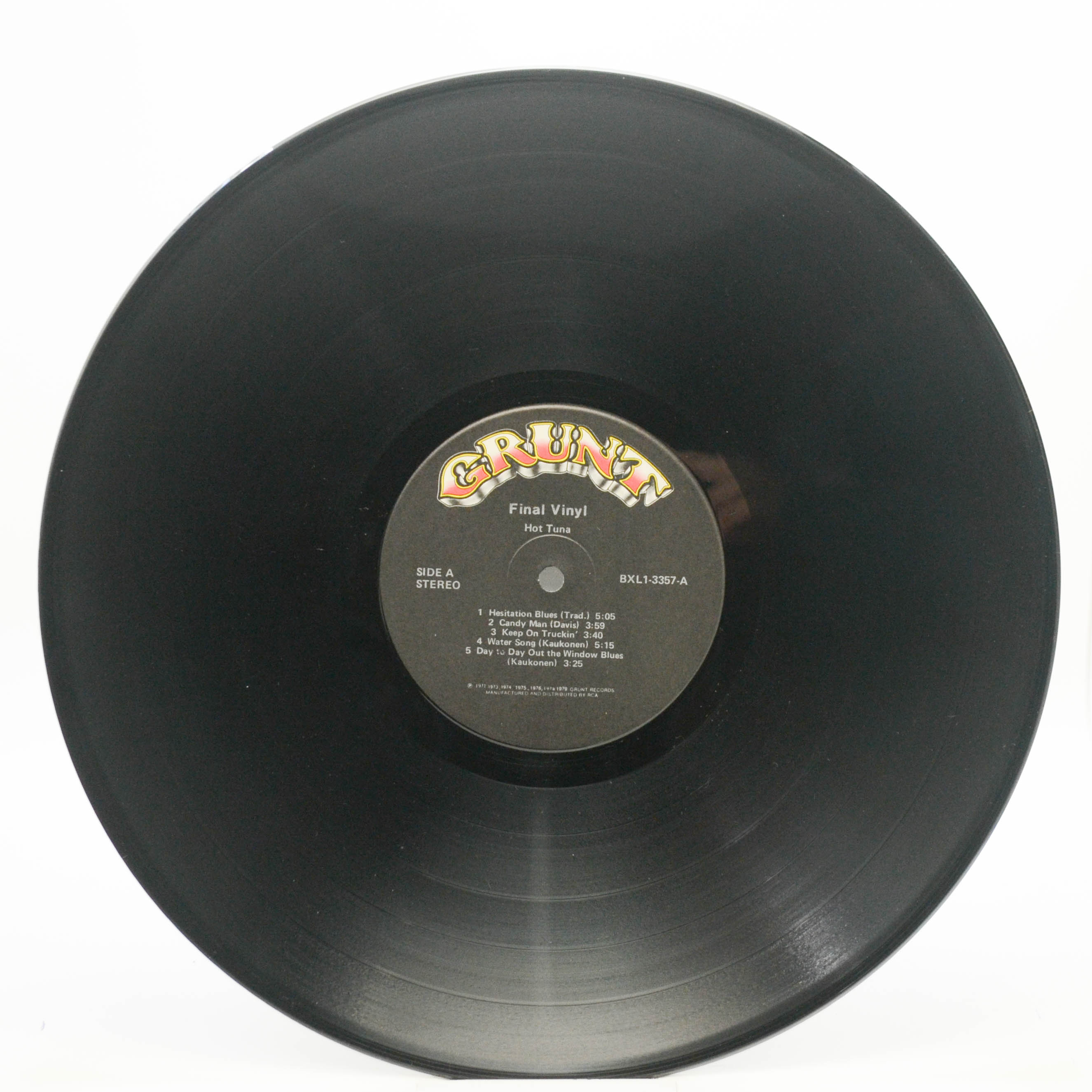 Hot Tuna — Final Vinyl (1-st, USA), 1979