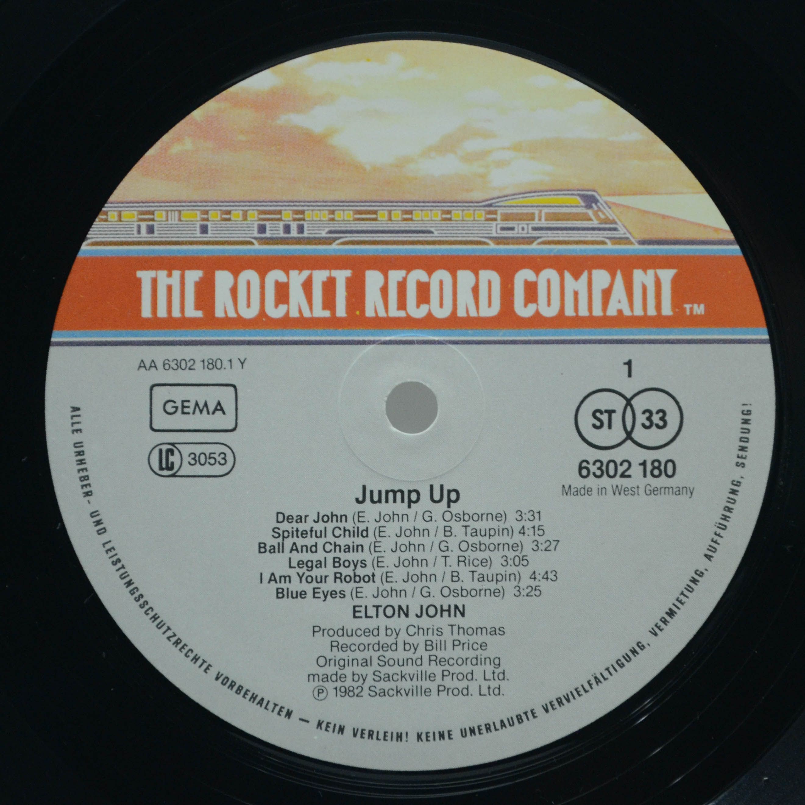 Elton John — Jump Up!, 1982